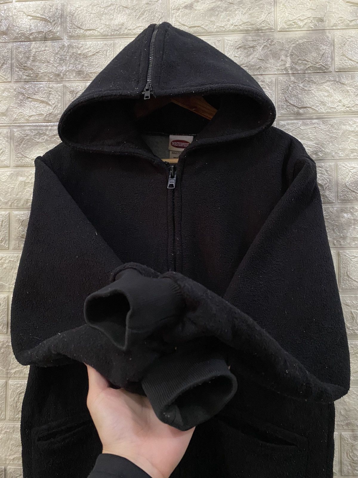 MasterPiece Masterpiece black fleece hoodies Size US L / EU 52-54 / 3 - 9 Thumbnail