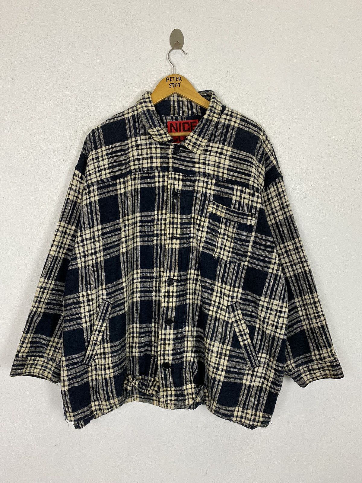 Flannel × Japanese Brand NICE CLAP FLANNEL JACKET Size US XL / EU 56 / 4 - 2 Thumbnail