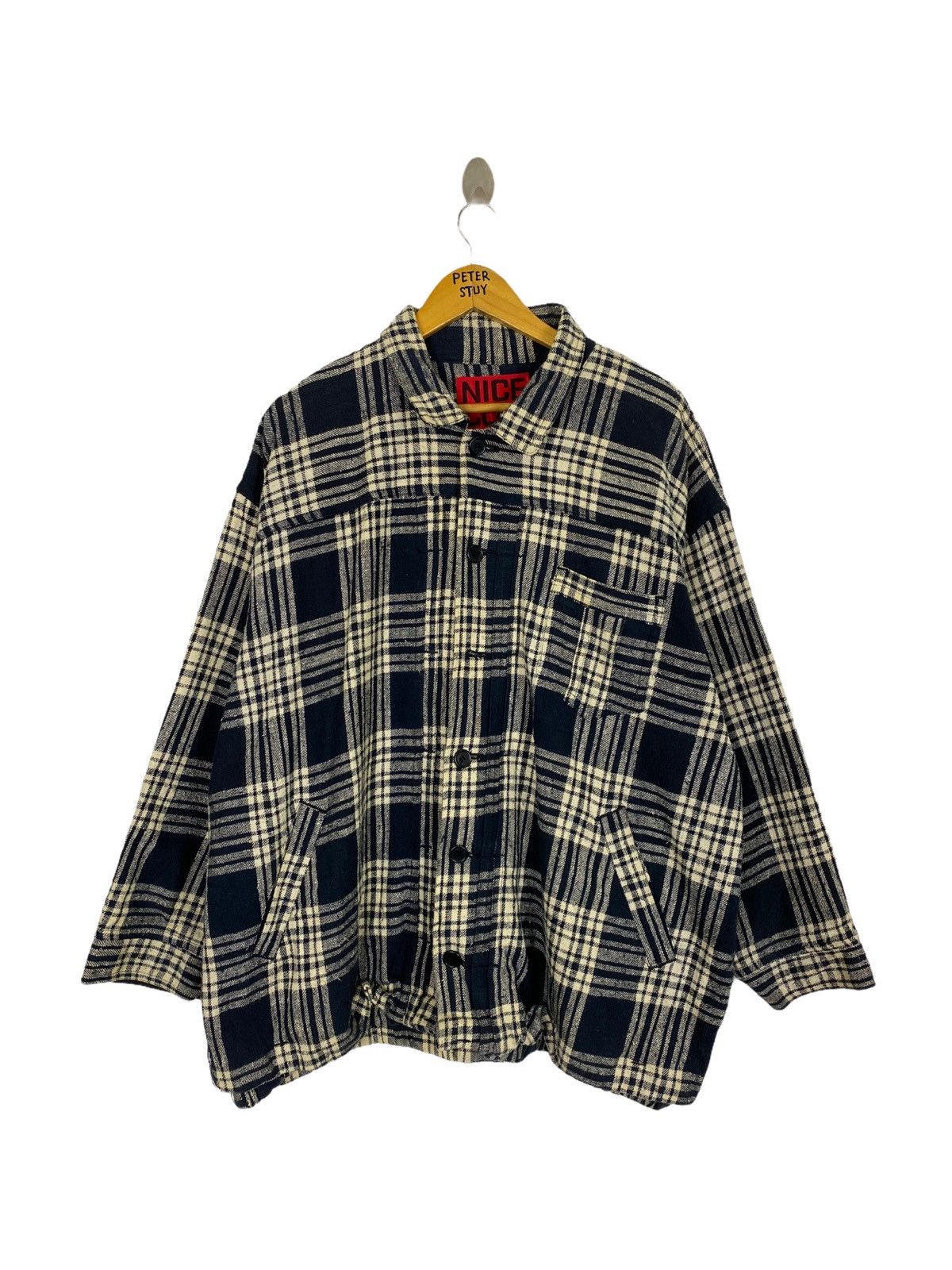 Flannel × Japanese Brand NICE CLAP FLANNEL JACKET Size US XL / EU 56 / 4 - 1 Thumbnail