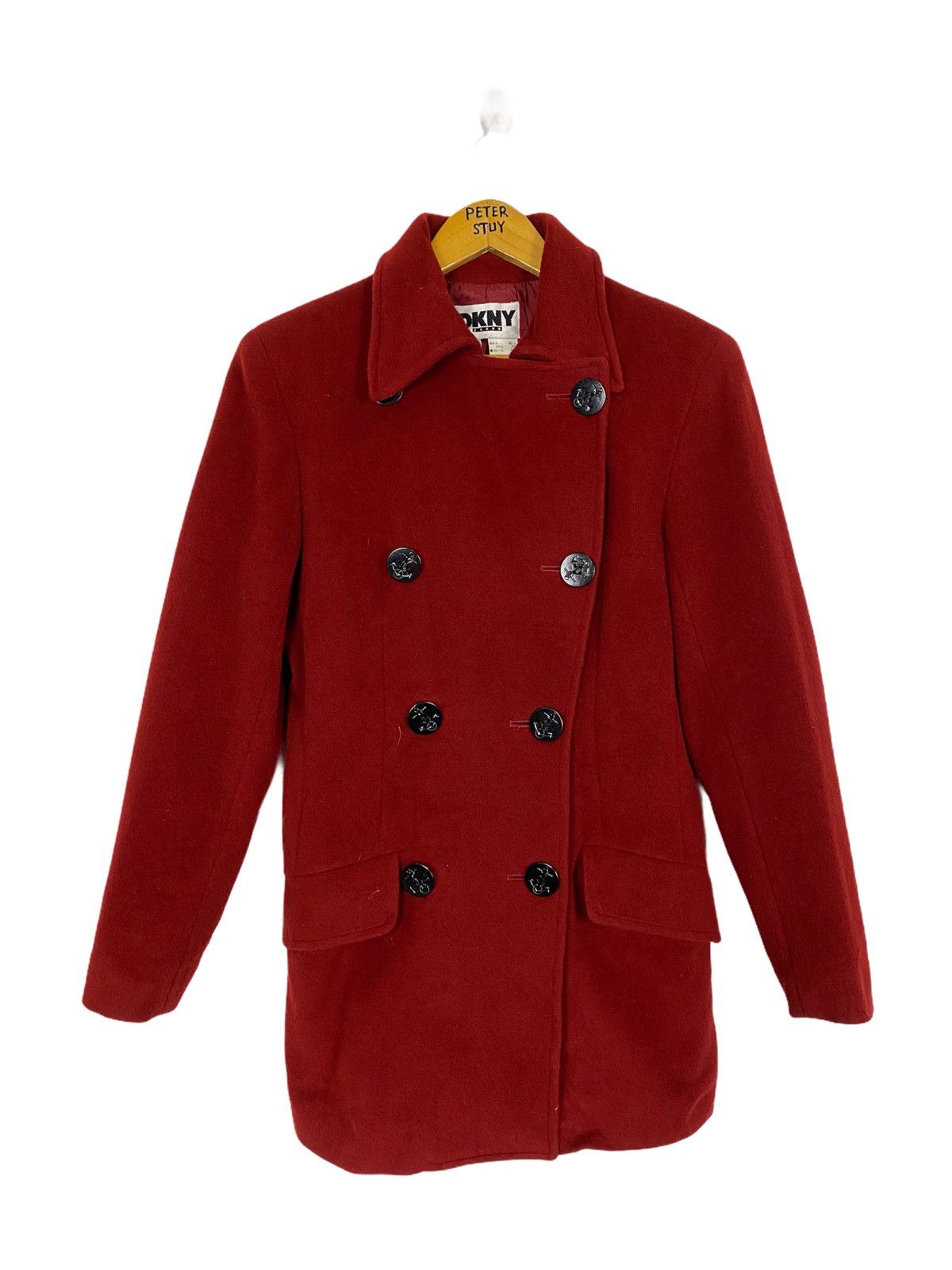 DKNY DKNY JEANS NAVY PEA COAT Size US M / EU 48-50 / 2 - 1 Thumbnail