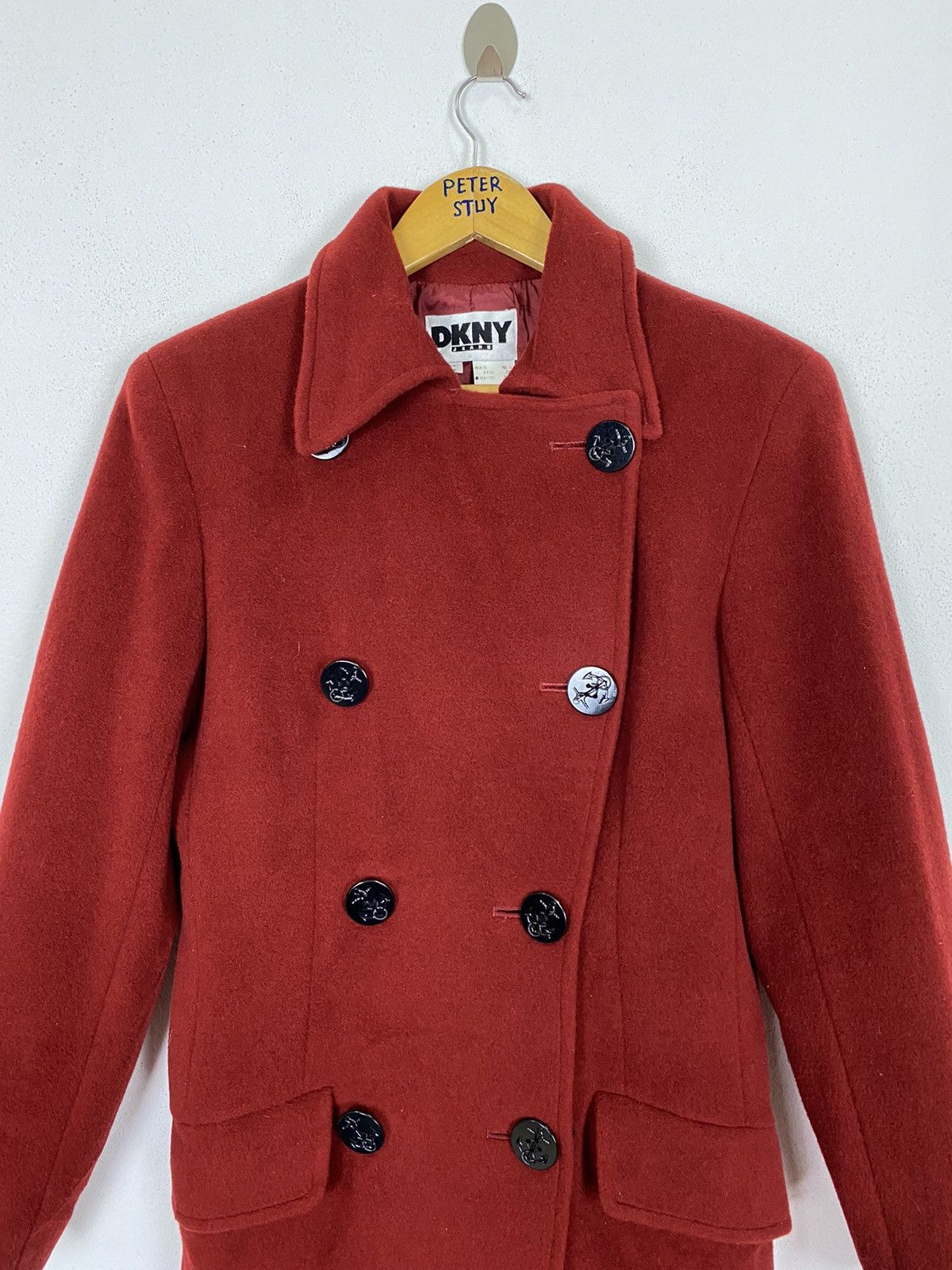 DKNY DKNY JEANS NAVY PEA COAT Size US M / EU 48-50 / 2 - 5 Thumbnail