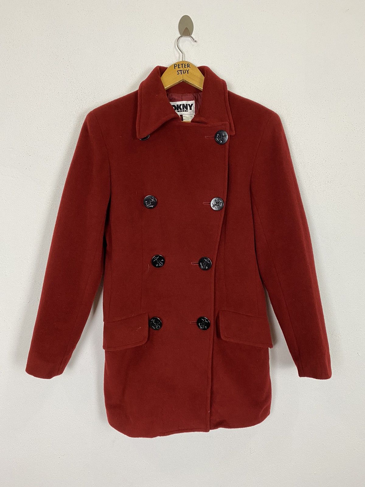 DKNY DKNY JEANS NAVY PEA COAT Size US M / EU 48-50 / 2 - 2 Thumbnail