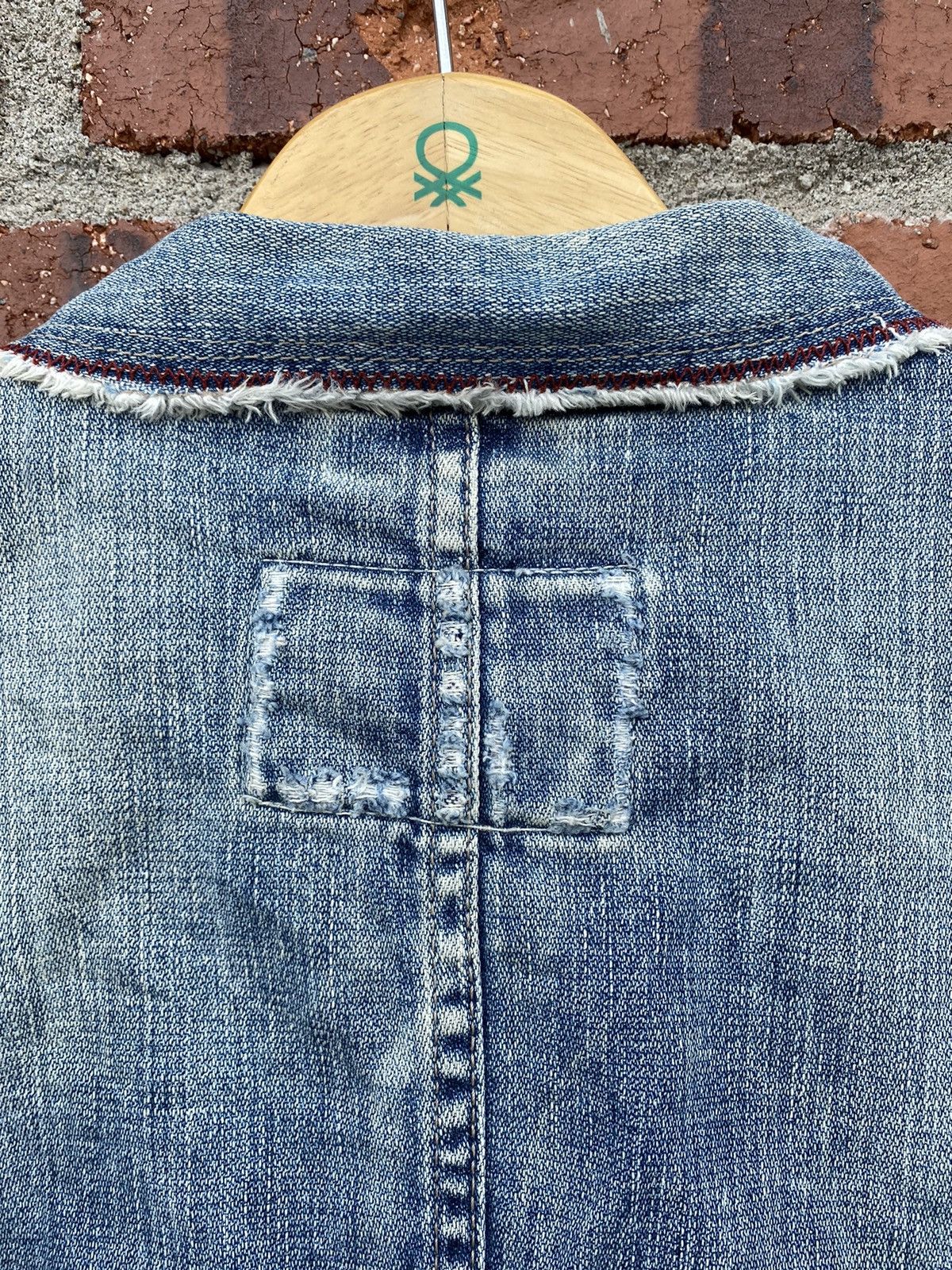 Marithe + Francois Girbaud MFG Denim Jacket Distressed Size US L / EU 52-54 / 3 - 10 Thumbnail