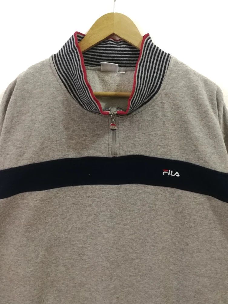 Fila × Vintage Vintage Fila Sweatshirt Half Zipper multicolour Size US XL / EU 56 / 4 - 3 Thumbnail