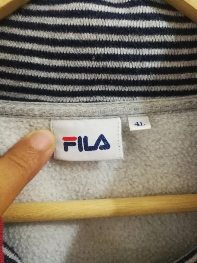 Fila × Vintage Vintage Fila Sweatshirt Half Zipper multicolour Size US XL / EU 56 / 4 - 5 Thumbnail