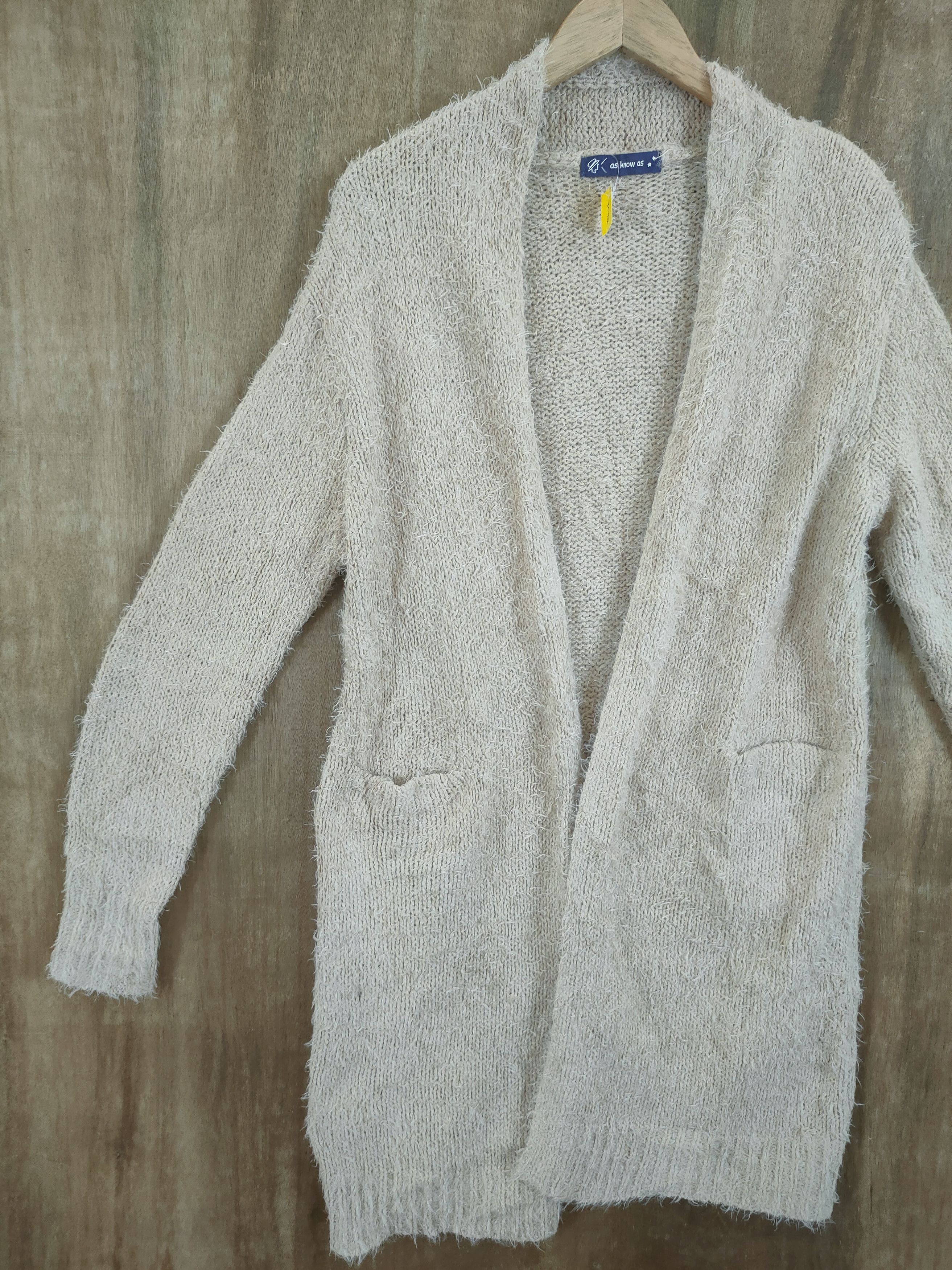 Homespun Knitwear D As Know As Mohair shaggy fur knitwear cardigan #46-938 Size US M / EU 48-50 / 2 - 2 Thumbnail