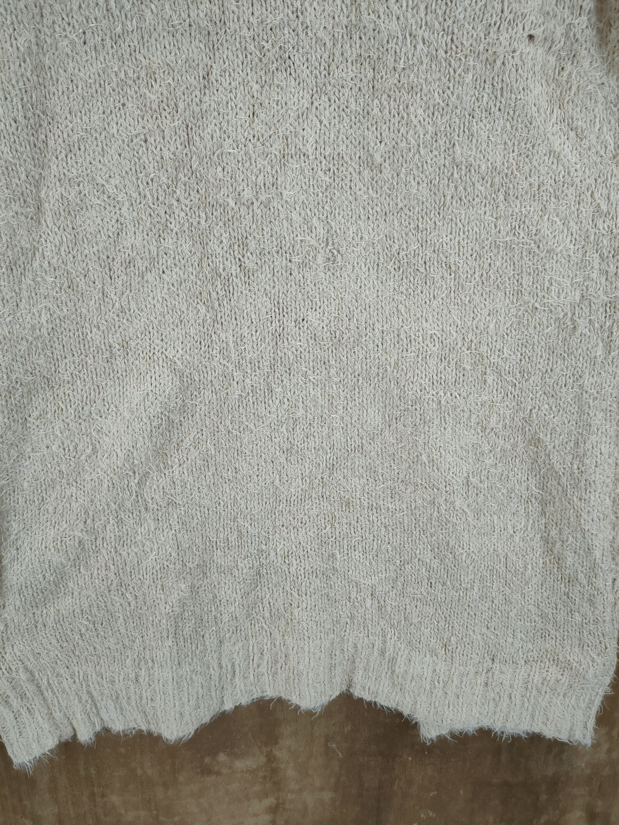 Homespun Knitwear D As Know As Mohair shaggy fur knitwear cardigan #46-938 Size US M / EU 48-50 / 2 - 12 Thumbnail