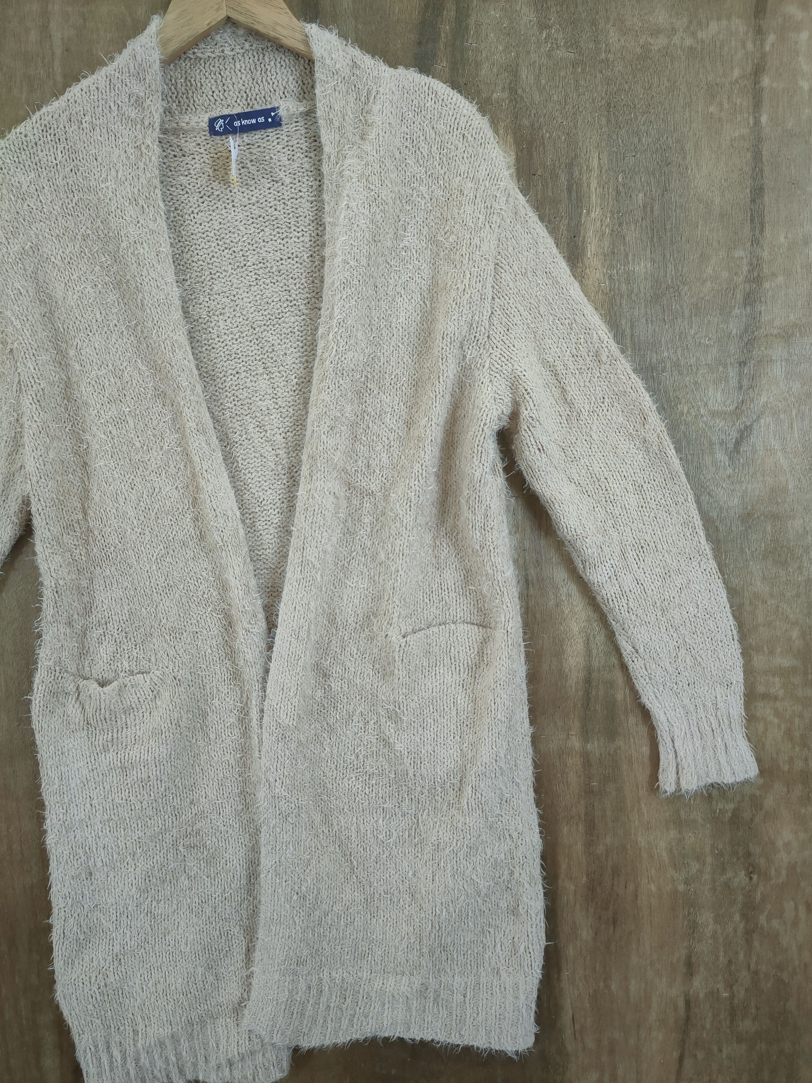 Homespun Knitwear D As Know As Mohair shaggy fur knitwear cardigan #46-938 Size US M / EU 48-50 / 2 - 3 Thumbnail