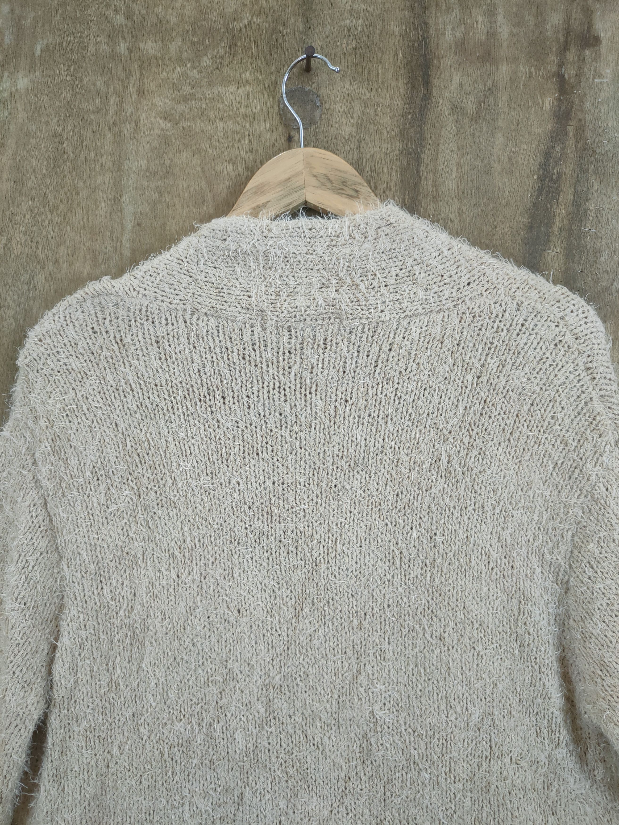 Homespun Knitwear D As Know As Mohair shaggy fur knitwear cardigan #46-938 Size US M / EU 48-50 / 2 - 11 Thumbnail