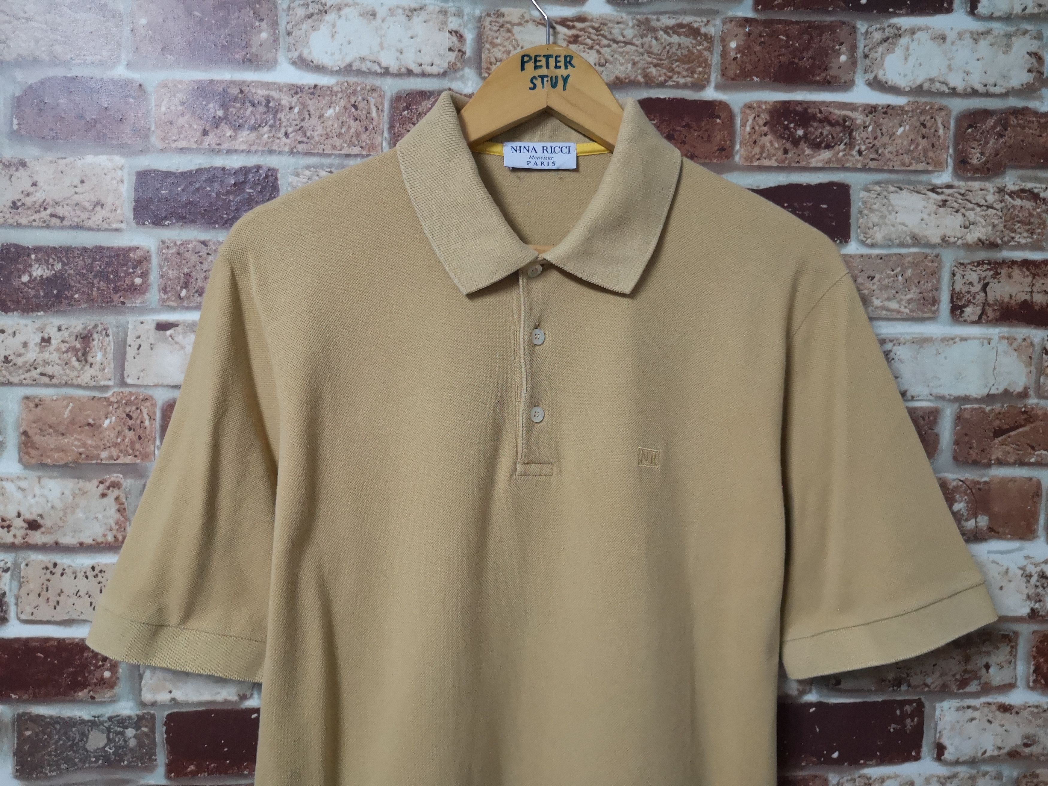 Designer × Nina Ricci NINA RICCI POLO T-SHIRT Size US XL / EU 56 / 4 - 2 Thumbnail