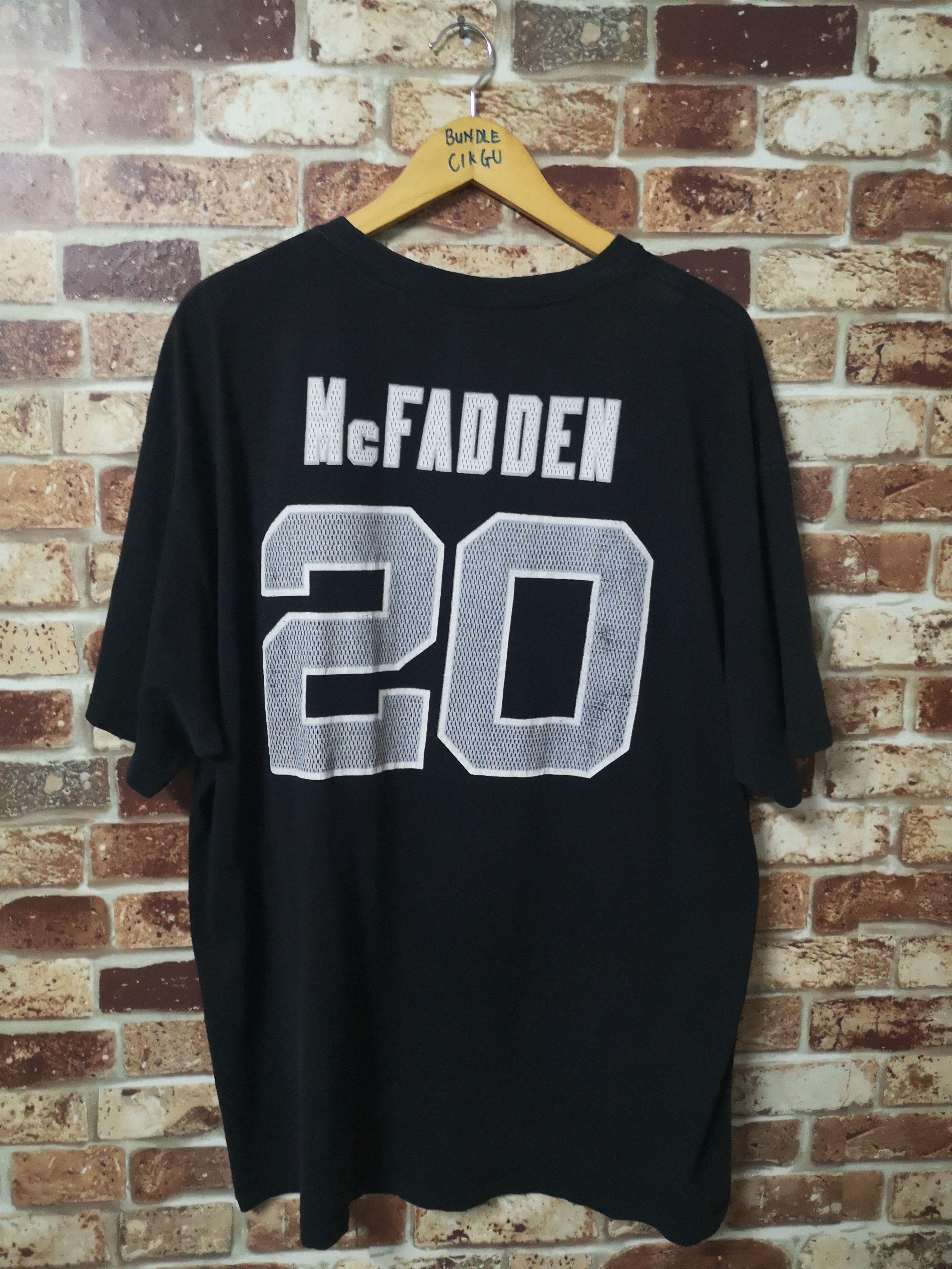 image of Nfl x Oakland Raiders Raiders Tees Big Logo in Black, Men's (Size 2XL)