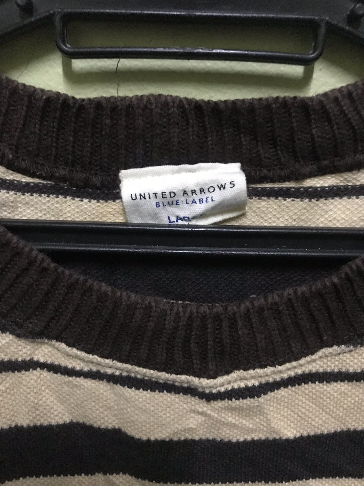 Japanese Brand United Arrow Blue Label Stripe T Shirt Size US L / EU 52-54 / 3 - 3 Thumbnail