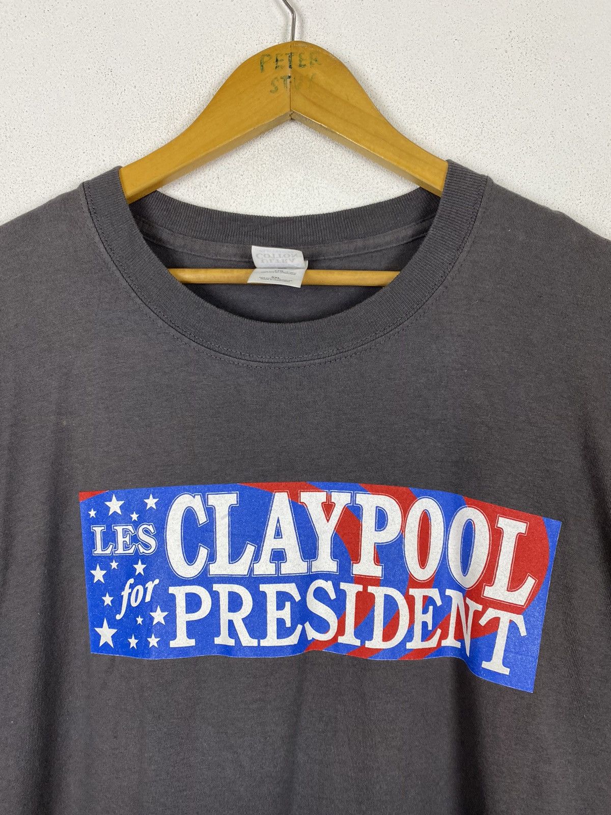 Gildan × President's LES CLAYPOOL FOR PRESIDENT OVERSIZE TEE Size US XXL / EU 58 / 5 - 3 Thumbnail