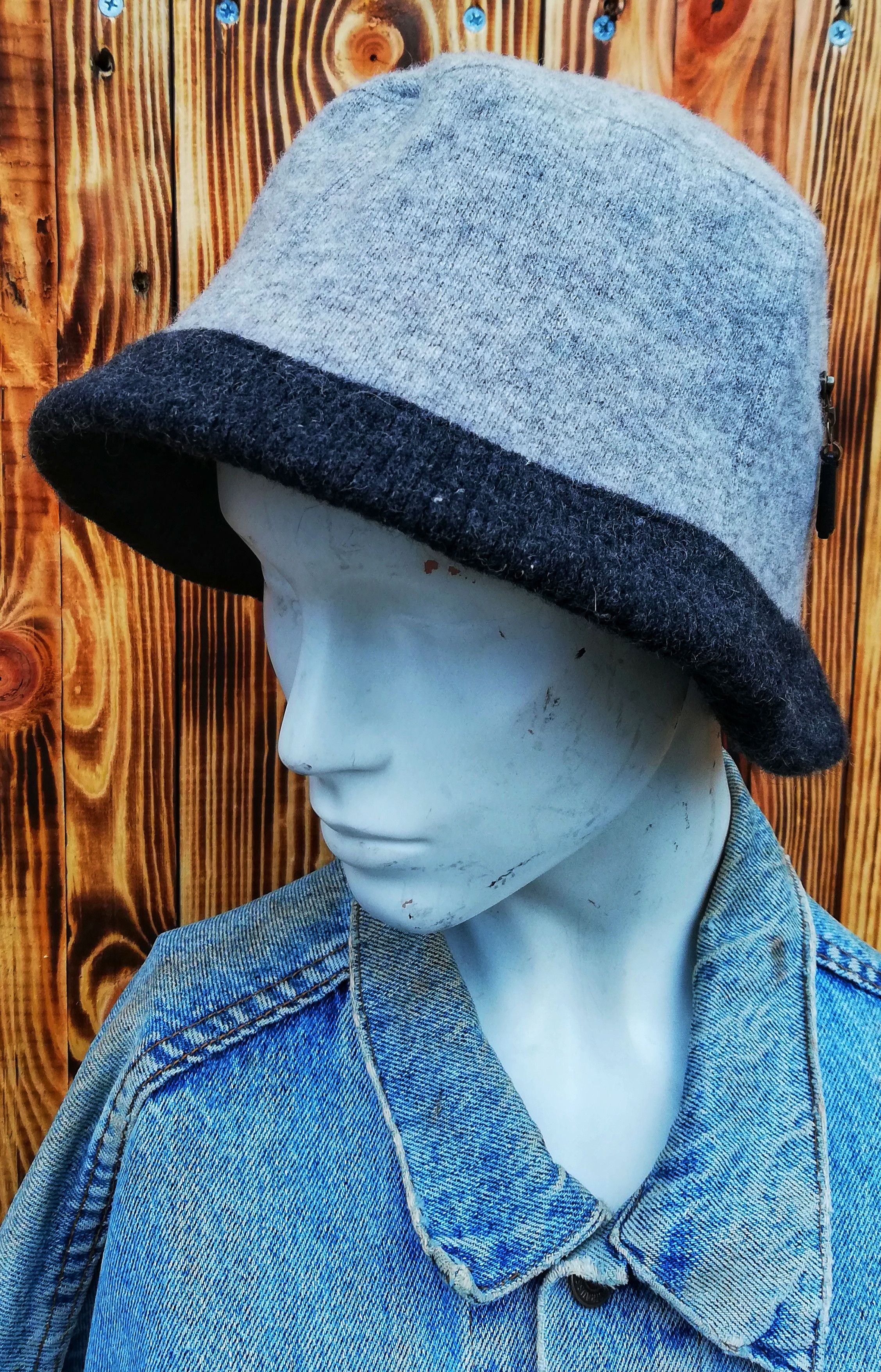 Designer × Japanese Brand 🔥SUMMER SALE Ines By Moonbat Wool Double Pocket Bucket Hat Size ONE SIZE - 1 Thumbnail