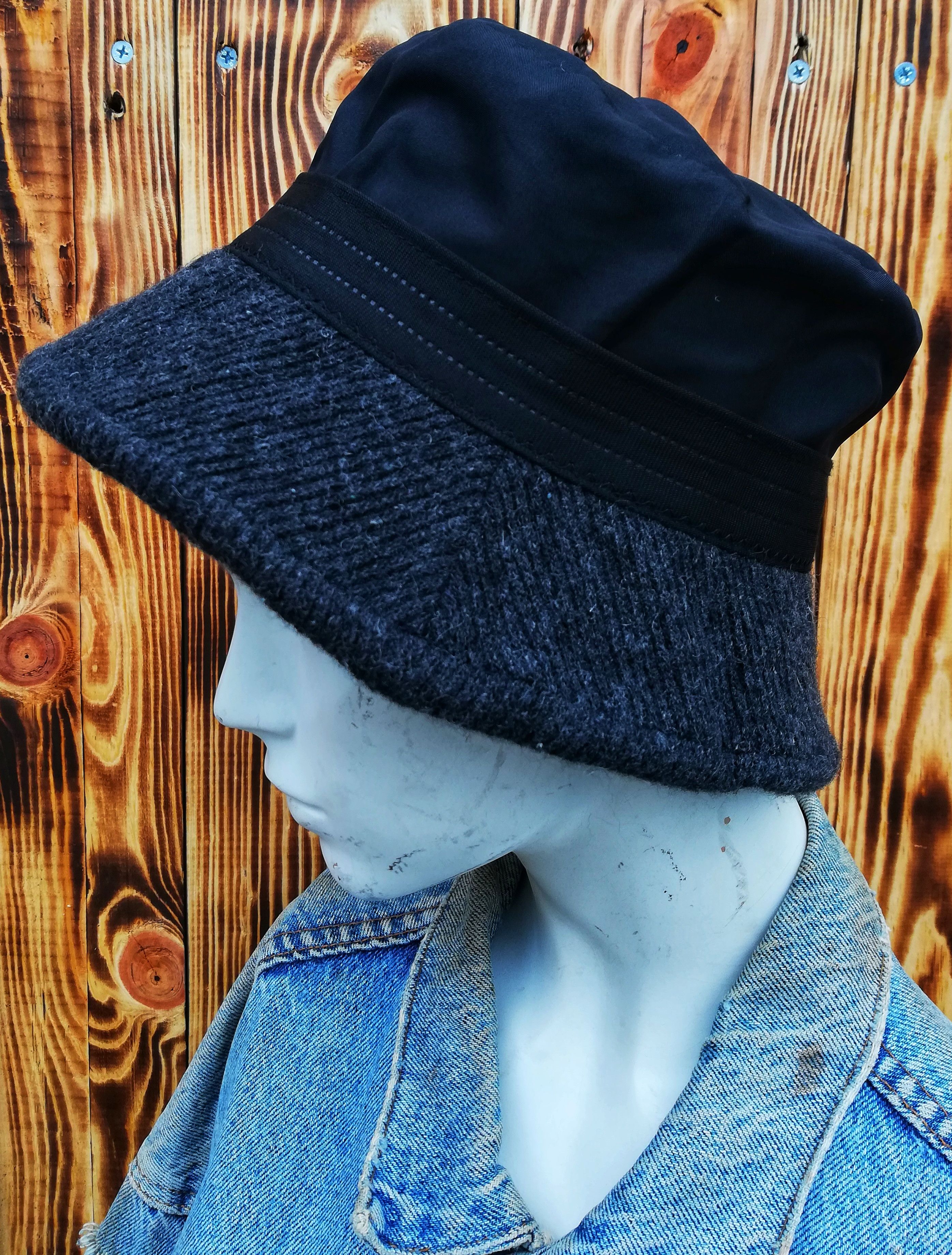 Designer × Japanese Brand 🔥SUMMER SALE Ines By Moonbat Wool Double Pocket Bucket Hat Size ONE SIZE - 10 Thumbnail