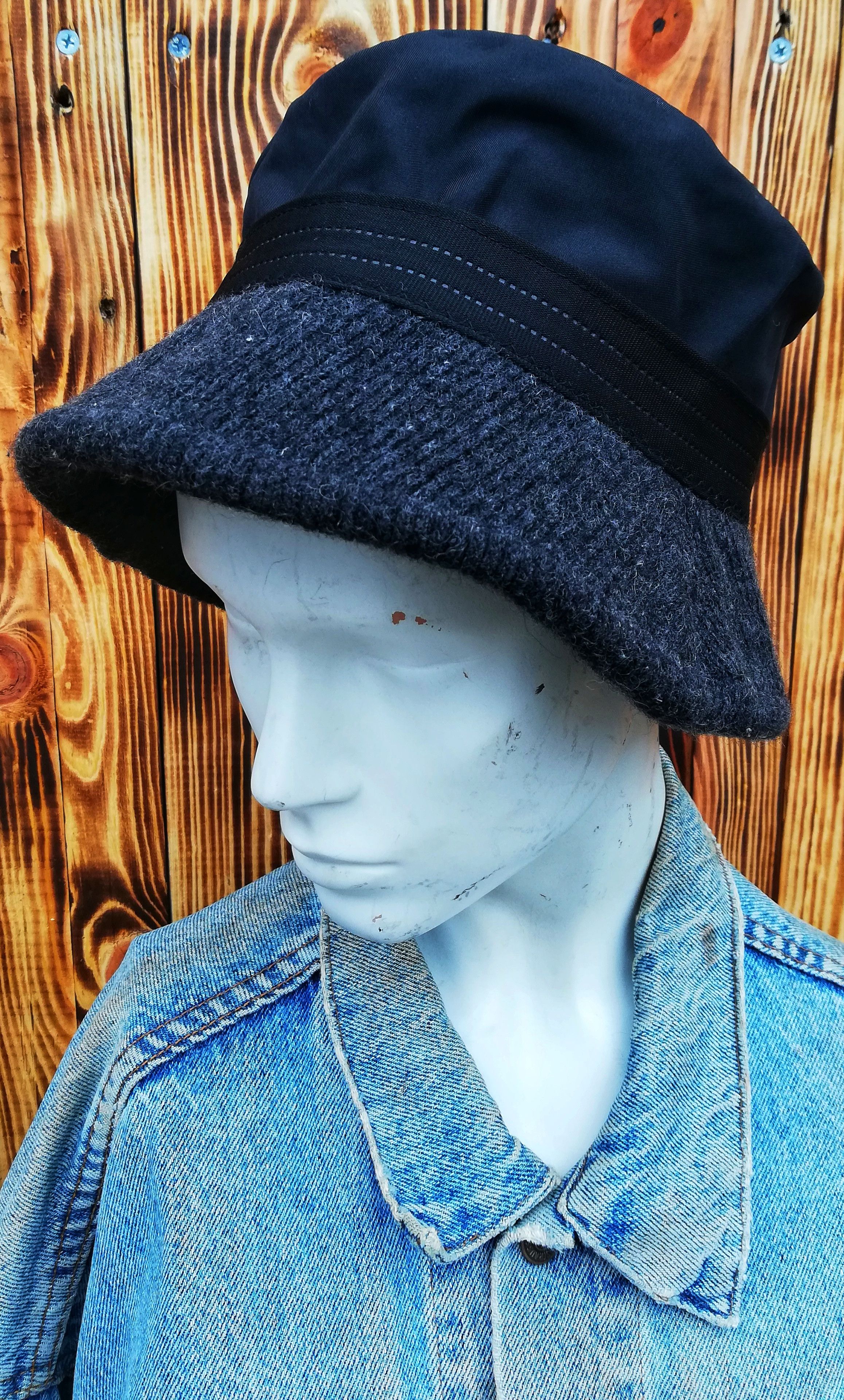 Designer × Japanese Brand 🔥SUMMER SALE Ines By Moonbat Wool Double Pocket Bucket Hat Size ONE SIZE - 9 Thumbnail