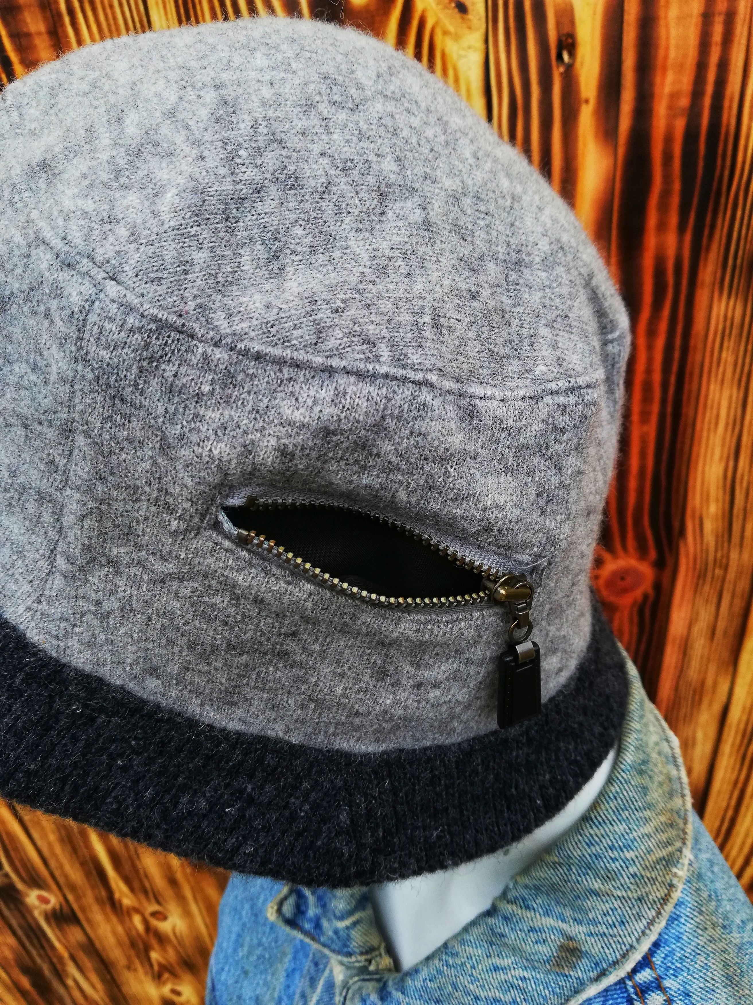 Designer × Japanese Brand 🔥SUMMER SALE Ines By Moonbat Wool Double Pocket Bucket Hat Size ONE SIZE - 4 Thumbnail
