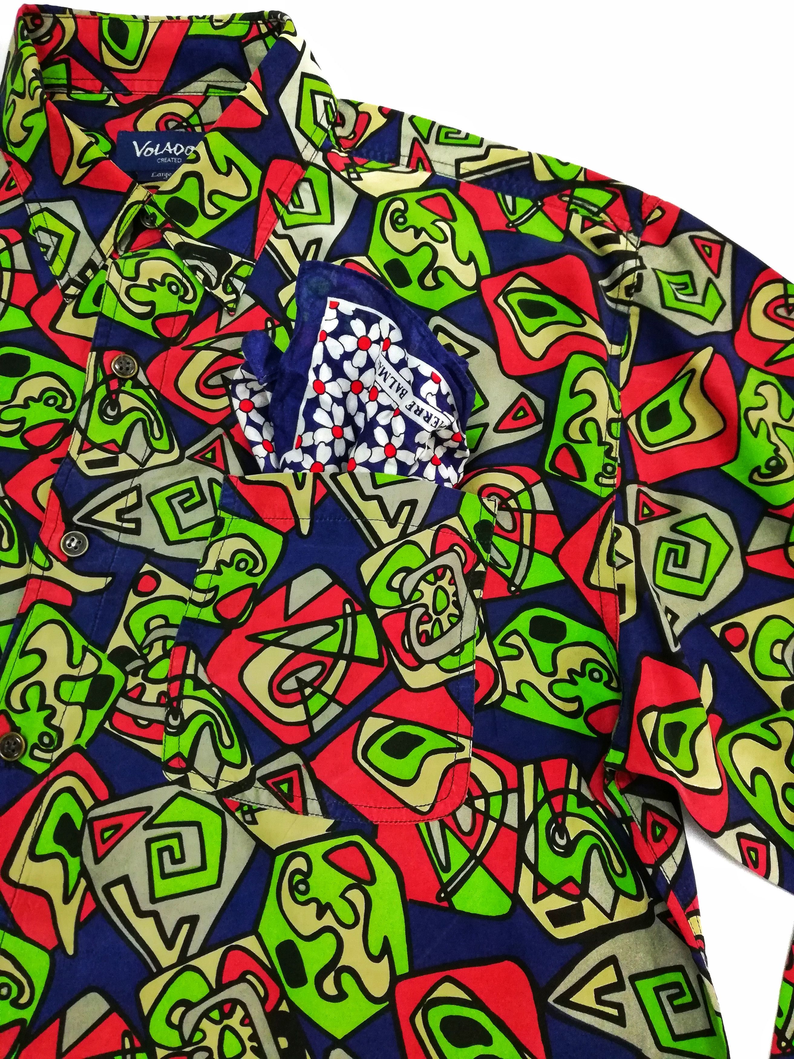 Art Comes First × Designer × Japanese Brand 🔥Volador Created Harmony Fullprint Button Up Shirt Silk🔥 Size US L / EU 52-54 / 3 - 5 Thumbnail