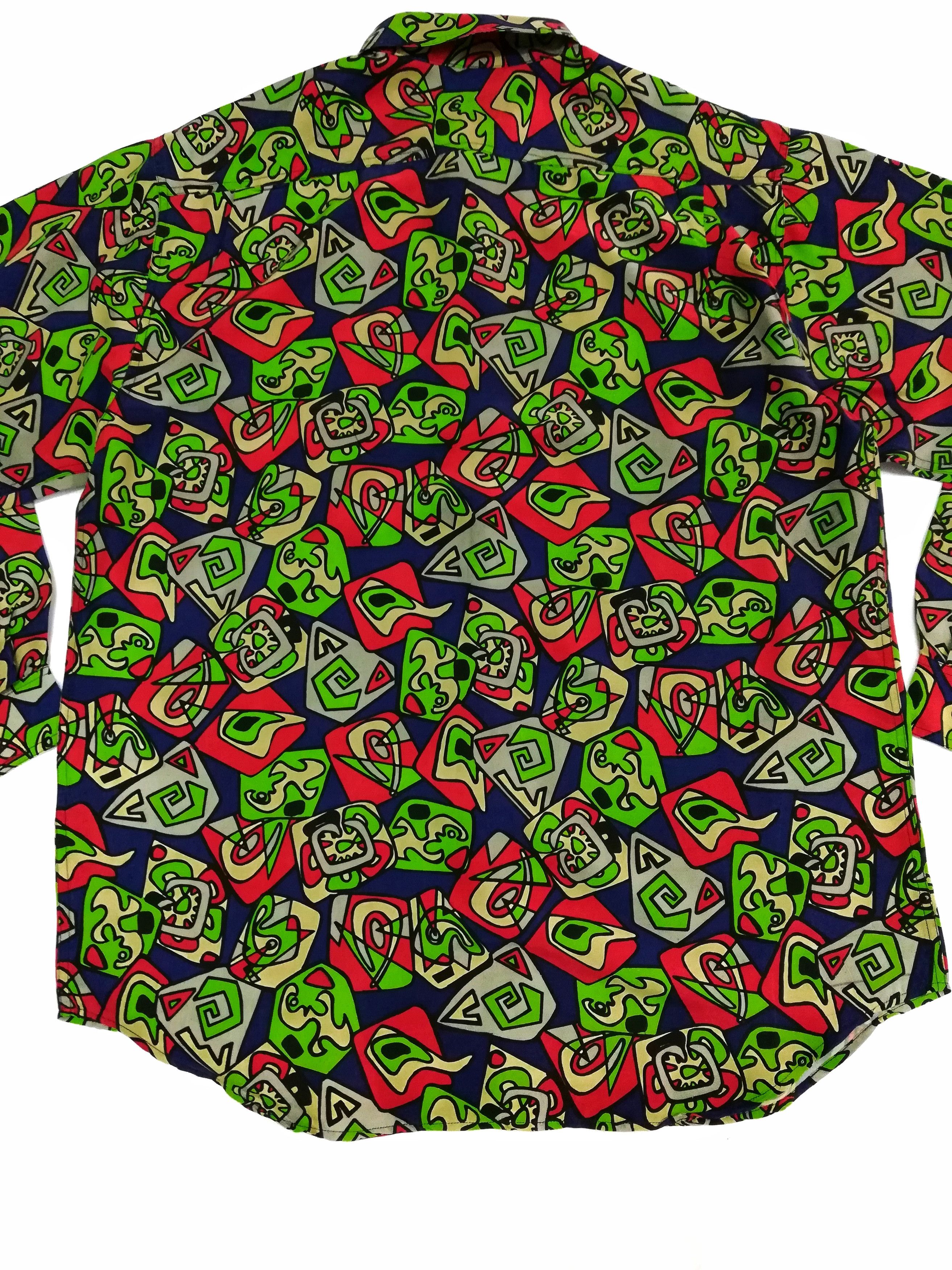 Art Comes First × Designer × Japanese Brand 🔥Volador Created Harmony Fullprint Button Up Shirt Silk🔥 Size US L / EU 52-54 / 3 - 7 Thumbnail