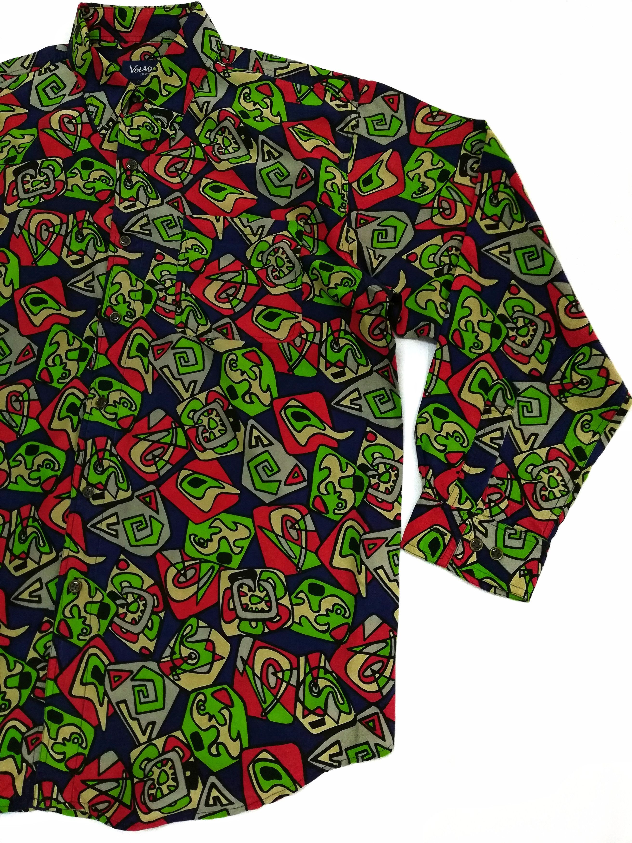 Art Comes First × Designer × Japanese Brand 🔥Volador Created Harmony Fullprint Button Up Shirt Silk🔥 Size US L / EU 52-54 / 3 - 4 Thumbnail