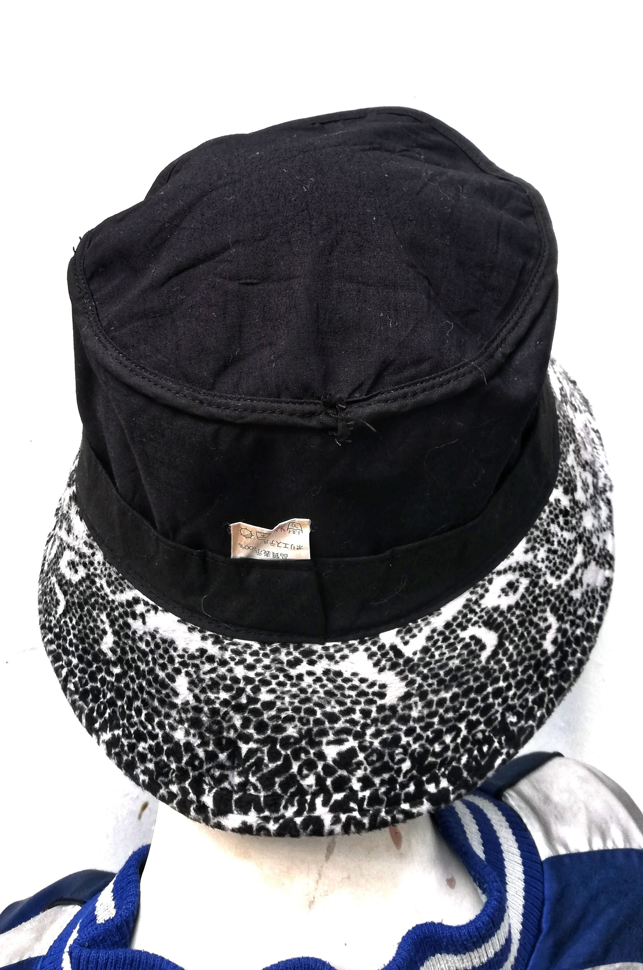 Designer 🔥Ondal🇰🇷 Design Lynx Leopard Print Velboa Fur Bucket Hat Size ONE SIZE - 11 Thumbnail