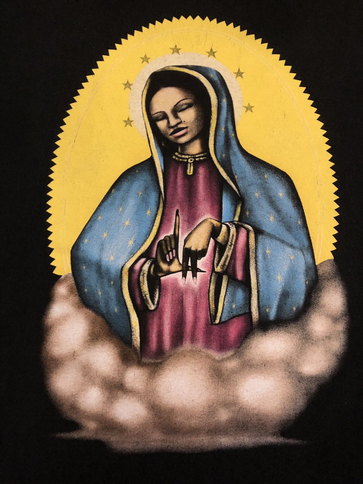 Supreme Supreme LA Exclusive Virgin Guadalupe Black Large Size US L / EU 52-54 / 3 - 4 Thumbnail