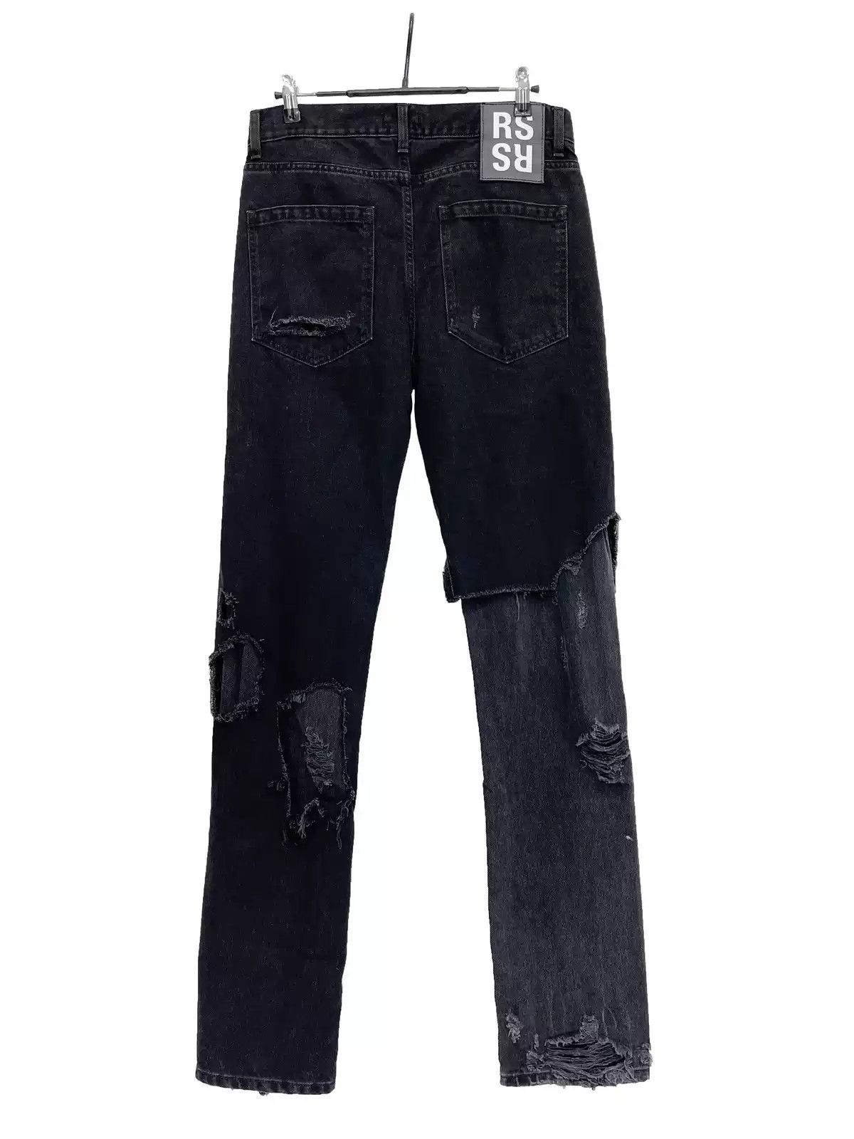 Raf Simons Raf Simons first generation of double layer hole denim Size US 30 / EU 46 - 2 Thumbnail