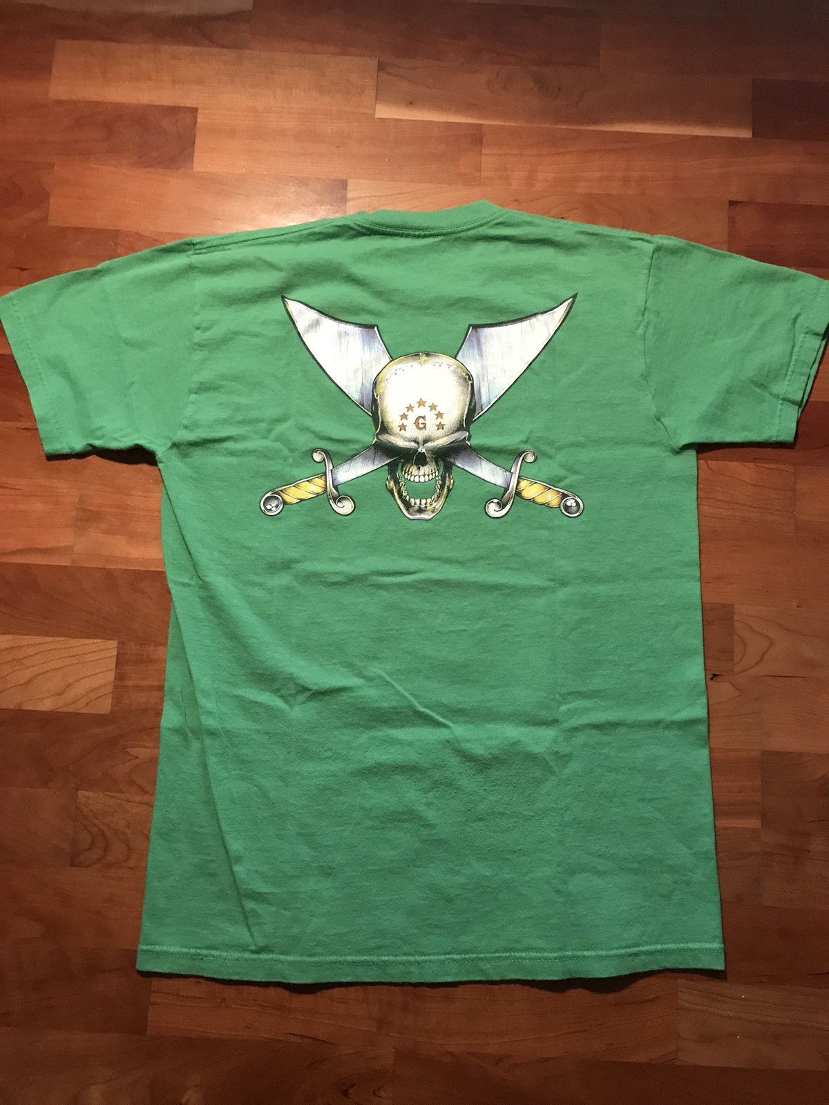 Supreme Supreme Skull And Sword Shirt Medium Green Size US M / EU 48-50 / 2 - 4 Thumbnail