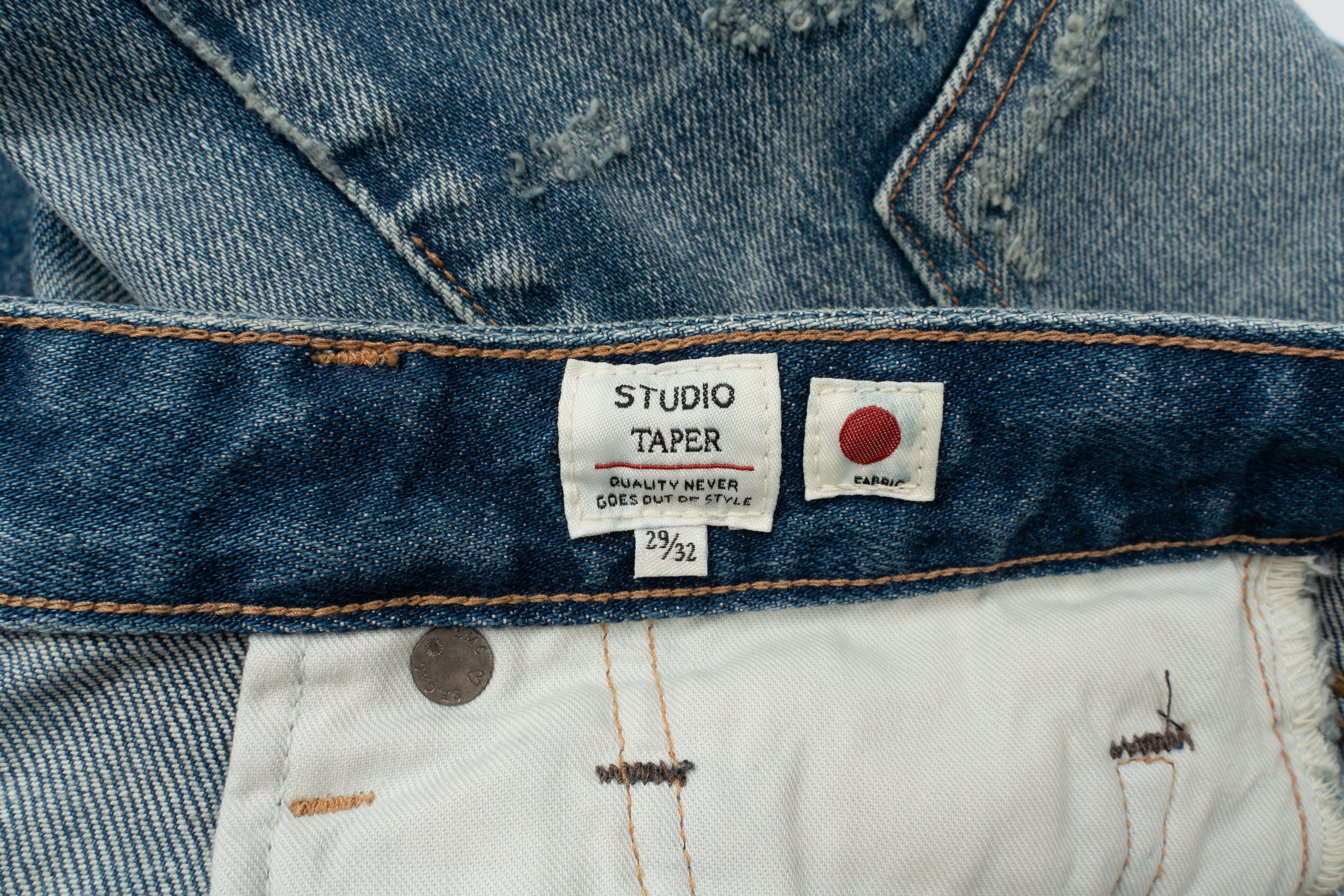 Japan Blue Levi's Made&Crafted Studio Taper W29L32 Japan Made Selvedge Size US 29 - 3 Thumbnail