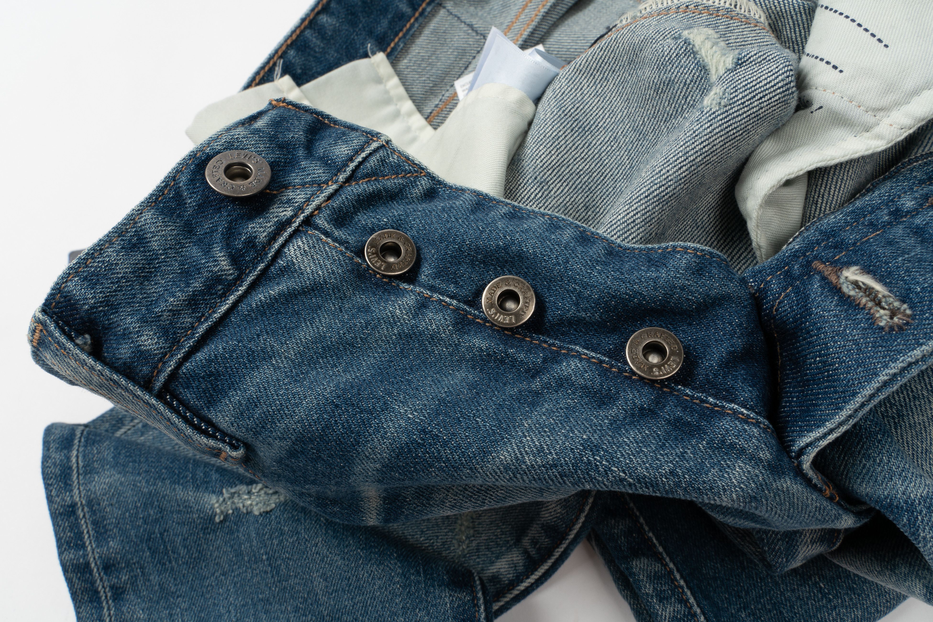 Japan Blue Levi's Made&Crafted Studio Taper W29L32 Japan Made Selvedge Size US 29 - 10 Thumbnail
