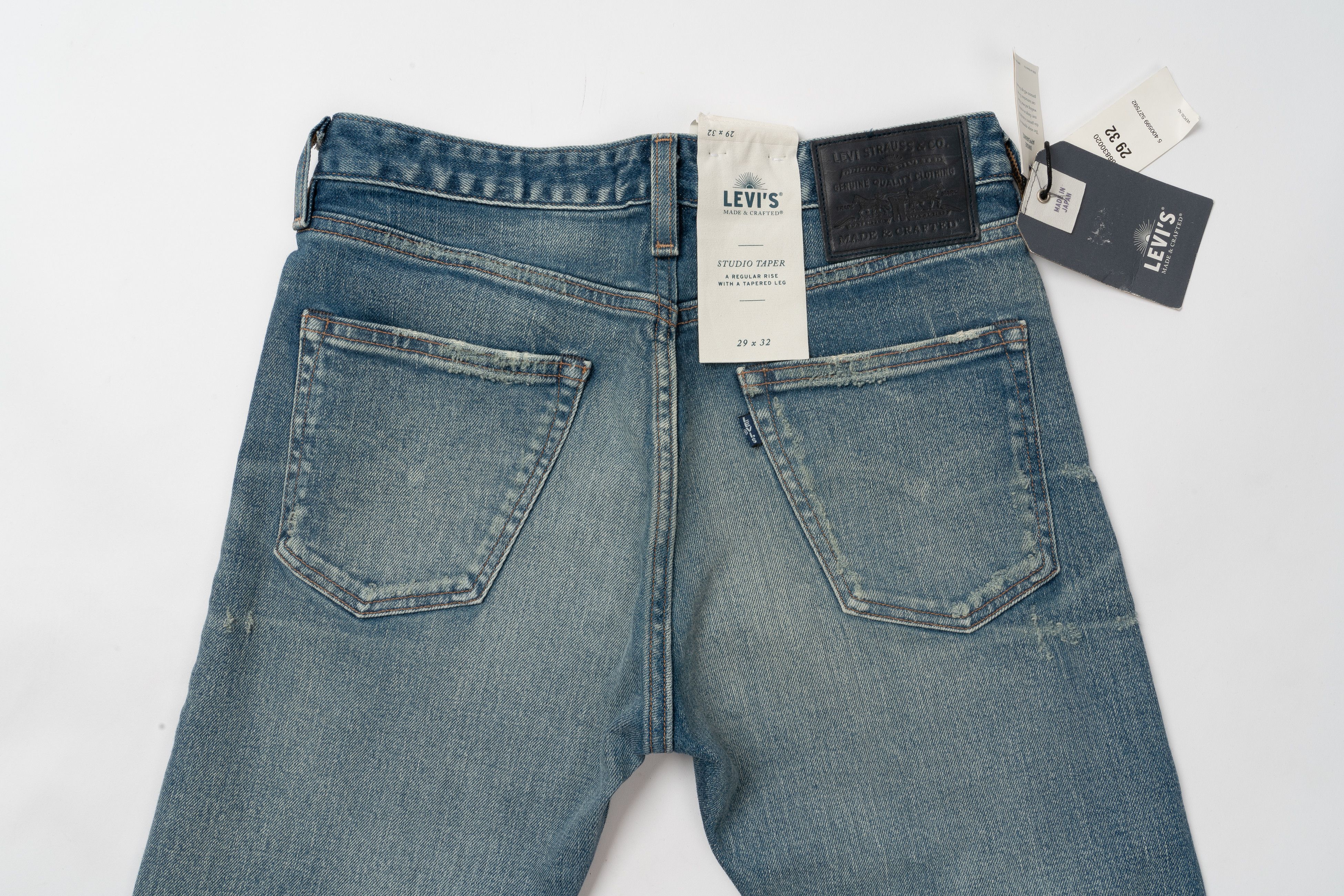 Japan Blue Levi's Made&Crafted Studio Taper W29L32 Japan Made Selvedge Size US 29 - 12 Thumbnail