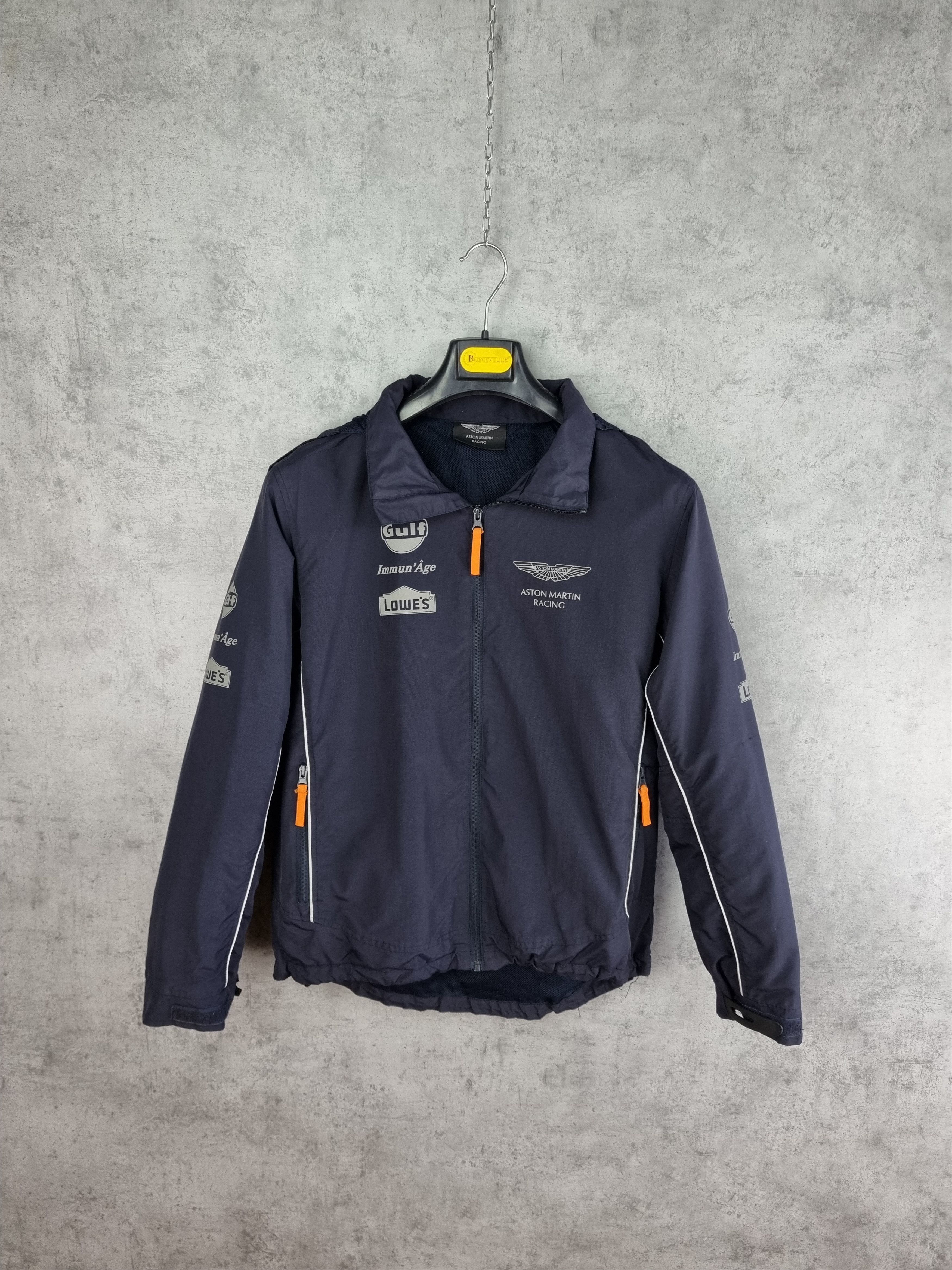 Formula 1 × NASCAR Aston Martin Nylon Hooded Racing Jacket Size US L / EU 52-54 / 3 - 5 Thumbnail
