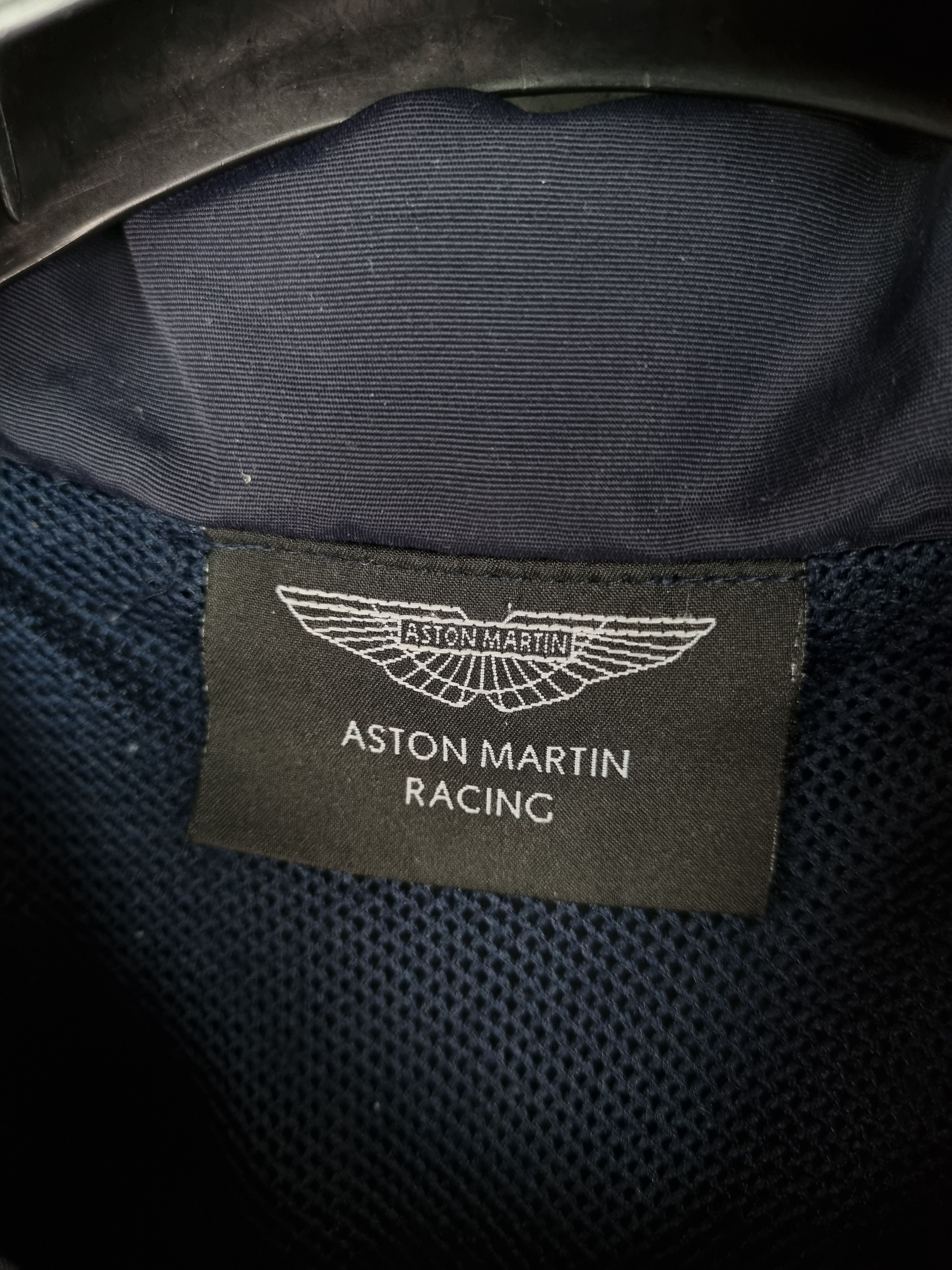 Formula 1 × NASCAR Aston Martin Nylon Hooded Racing Jacket Size US L / EU 52-54 / 3 - 8 Thumbnail