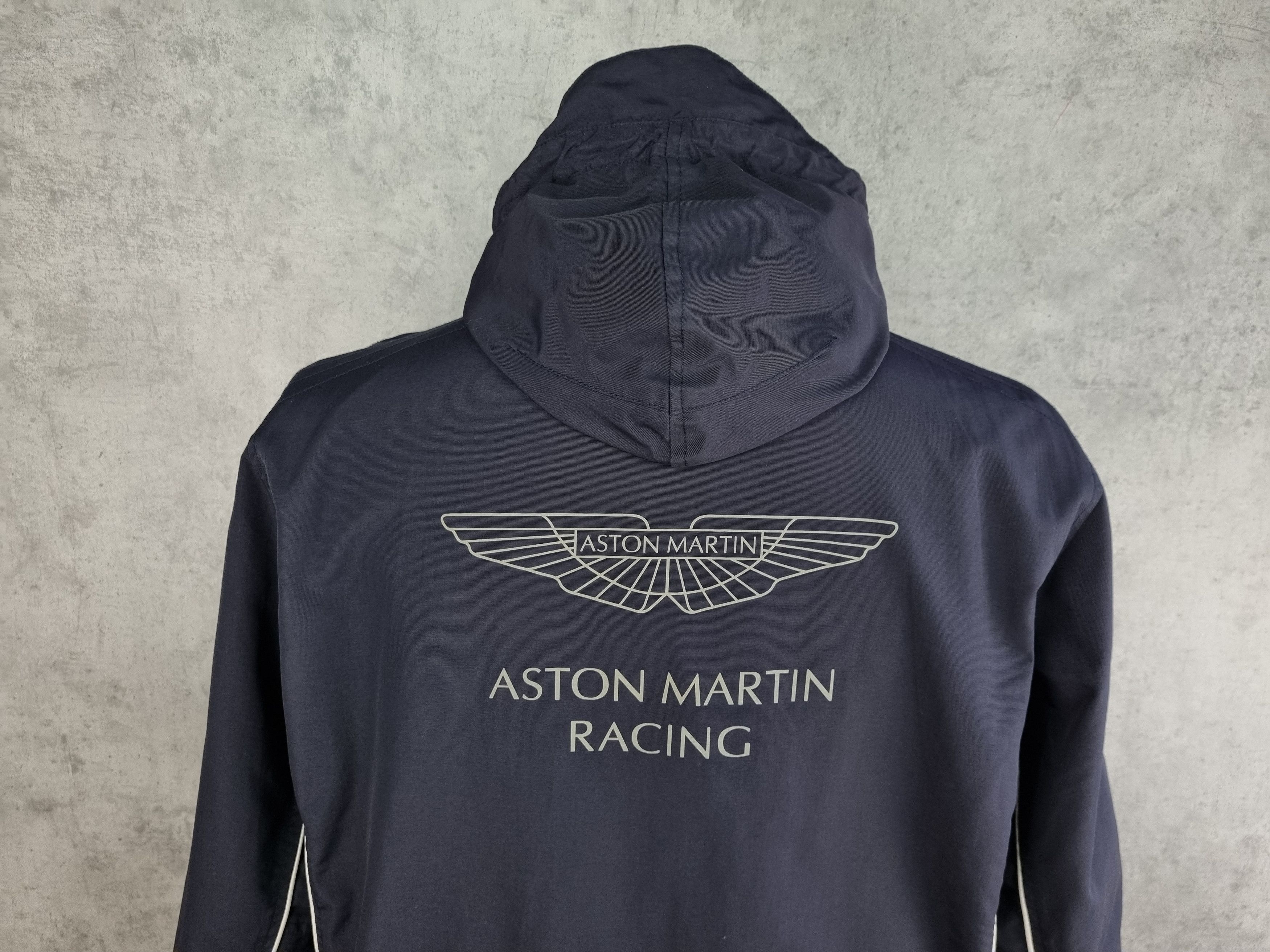 Formula 1 × NASCAR Aston Martin Nylon Hooded Racing Jacket Size US L / EU 52-54 / 3 - 2 Thumbnail