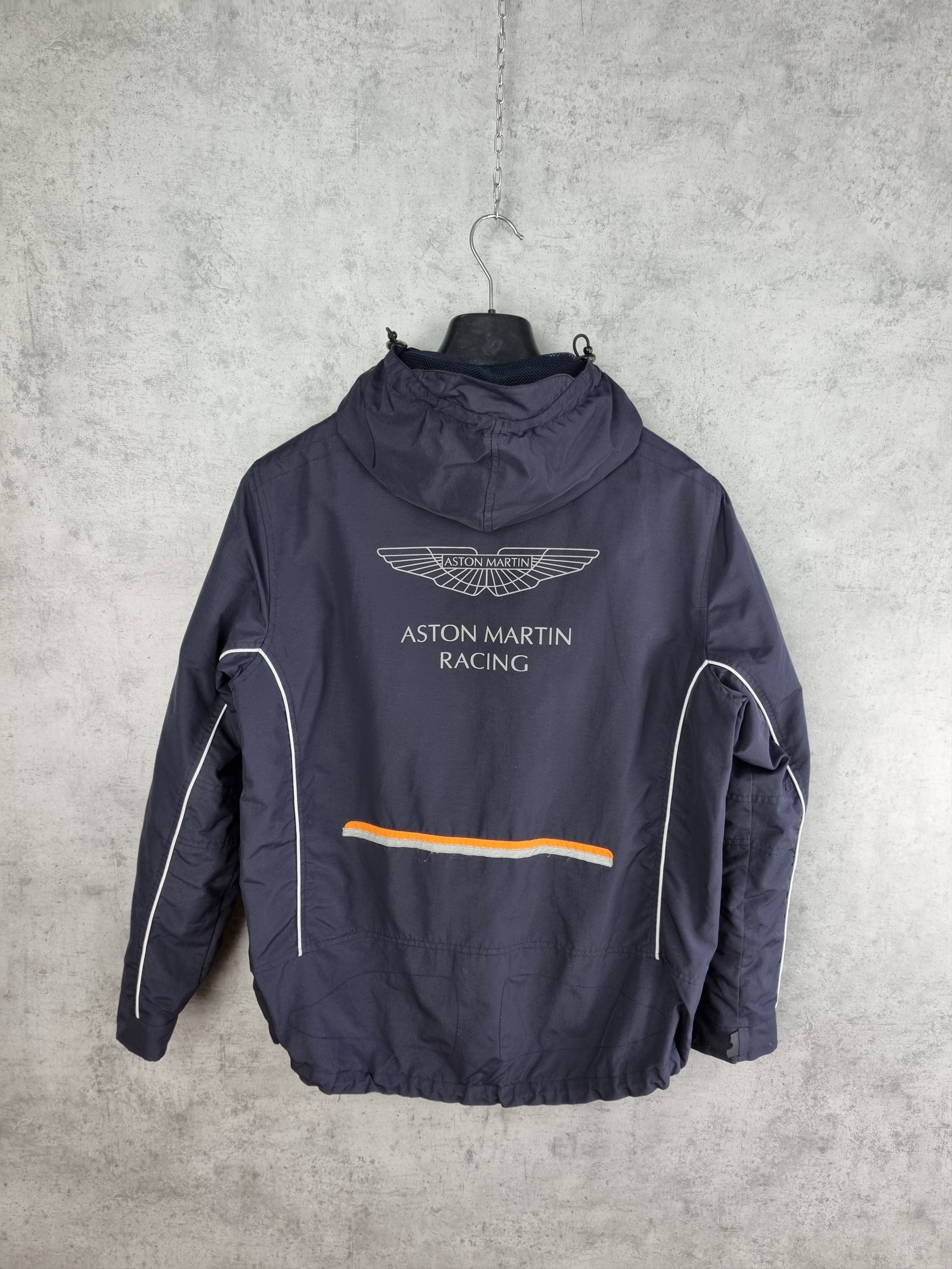 Formula 1 × NASCAR Aston Martin Nylon Hooded Racing Jacket Size US L / EU 52-54 / 3 - 6 Thumbnail