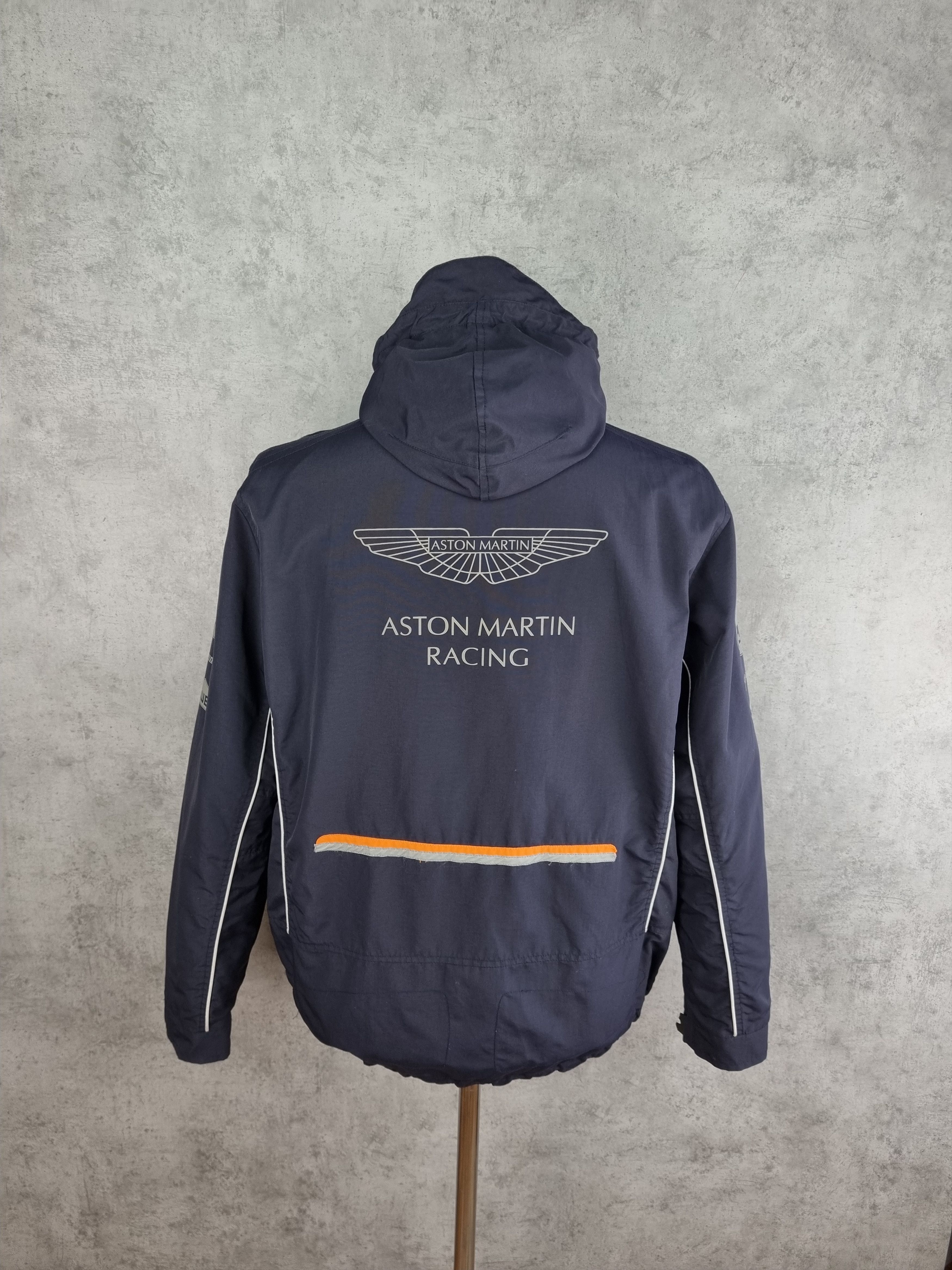 Formula 1 × NASCAR Aston Martin Nylon Hooded Racing Jacket Size US L / EU 52-54 / 3 - 1 Thumbnail
