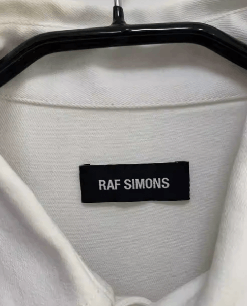 RAF SIMONS White Shirt Jacket