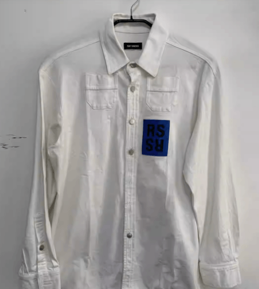 RAF SIMONS White Shirt Jacket