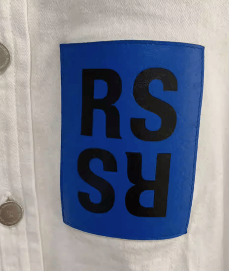 RAF SIMONS White Shirt Jacket