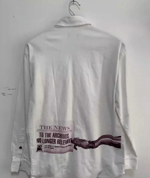 RAF SIMONS White Shirt Jacket