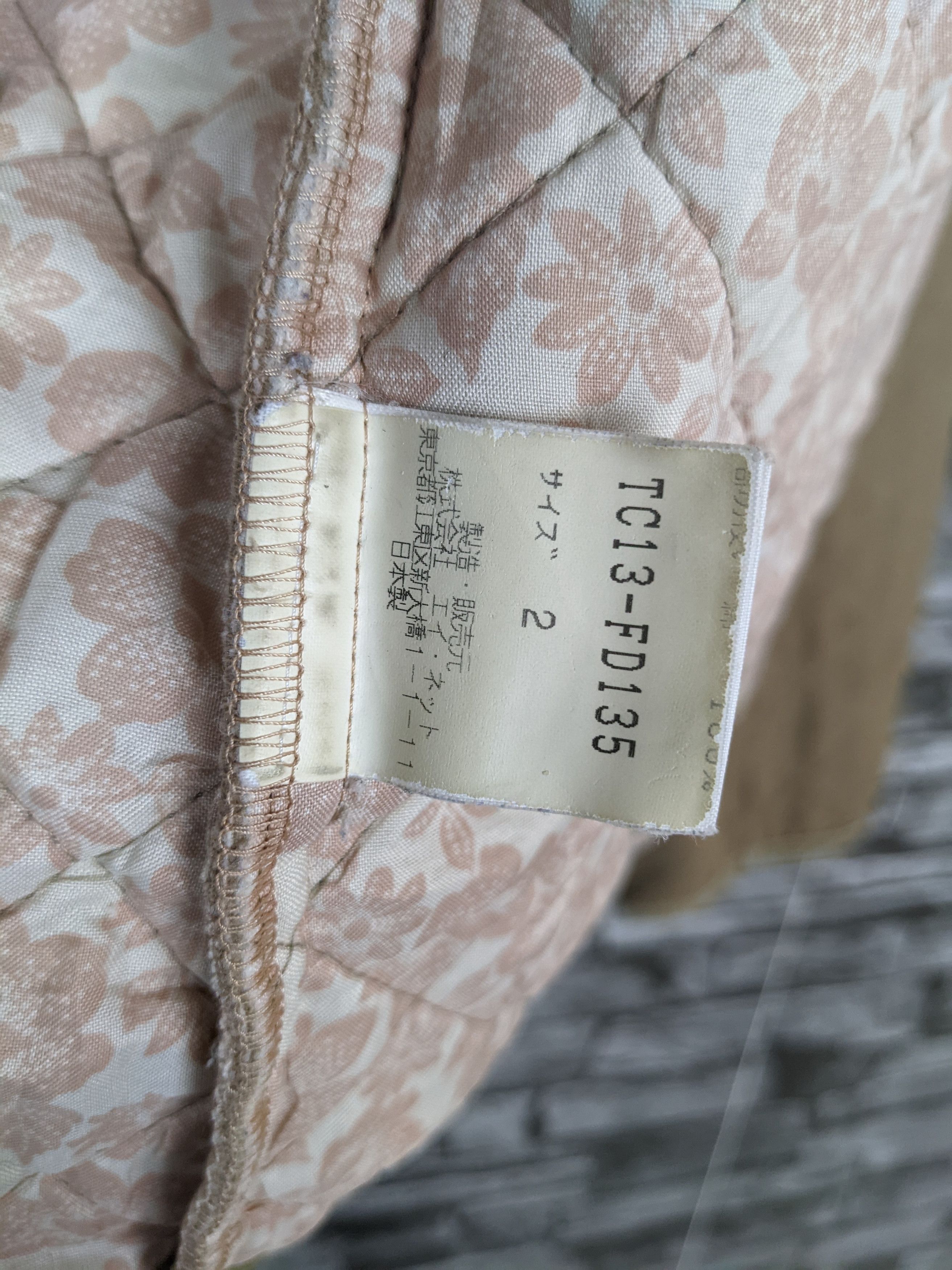 Tsumori Chisato 2001 Autumn Collection Tsumori Chisato Quilted Jacket Size US S / EU 44-46 / 1 - 9 Thumbnail