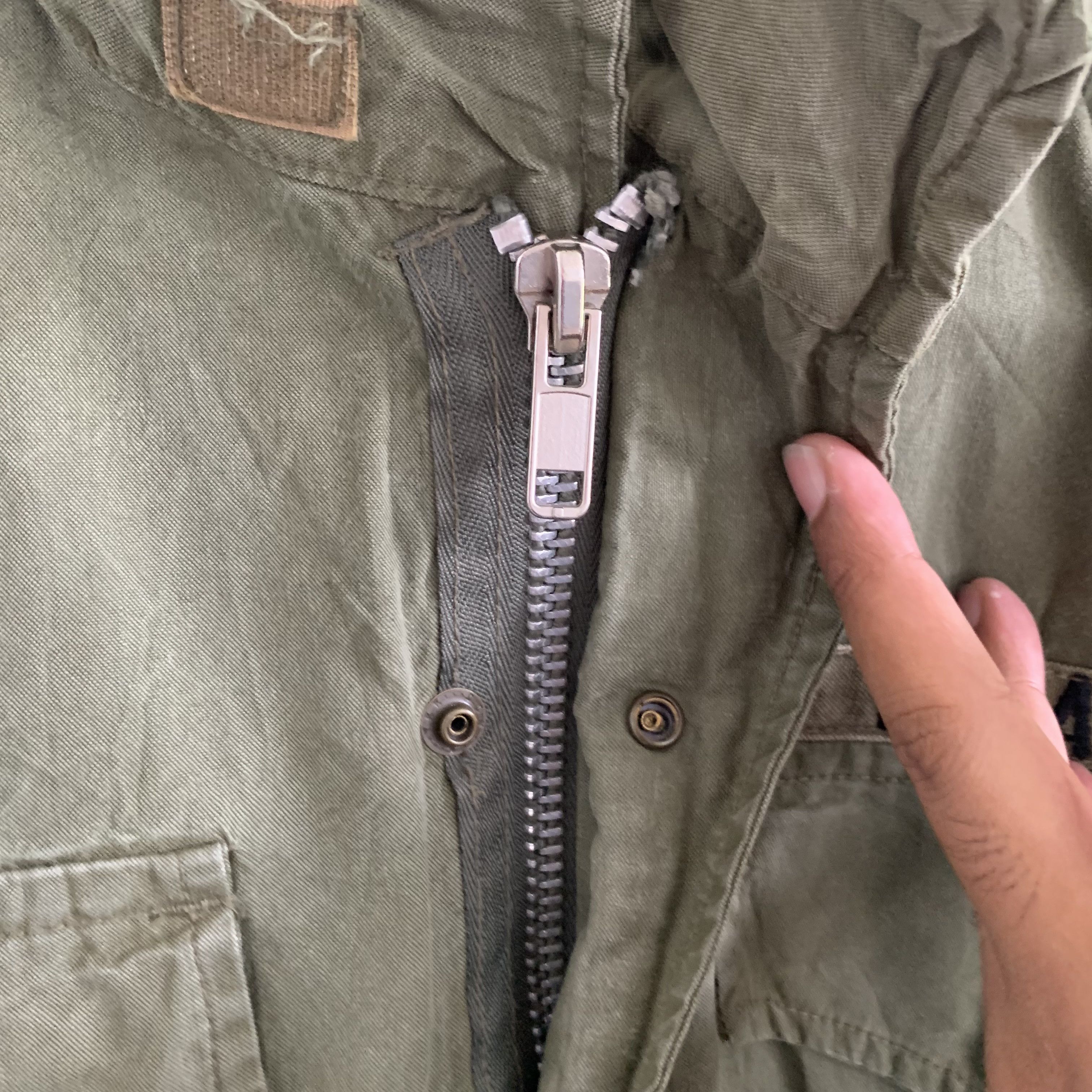 Vintage Vintage US Army Field Jacket / Chore Jacket #3309-118 Size US XXL / EU 58 / 5 - 4 Thumbnail
