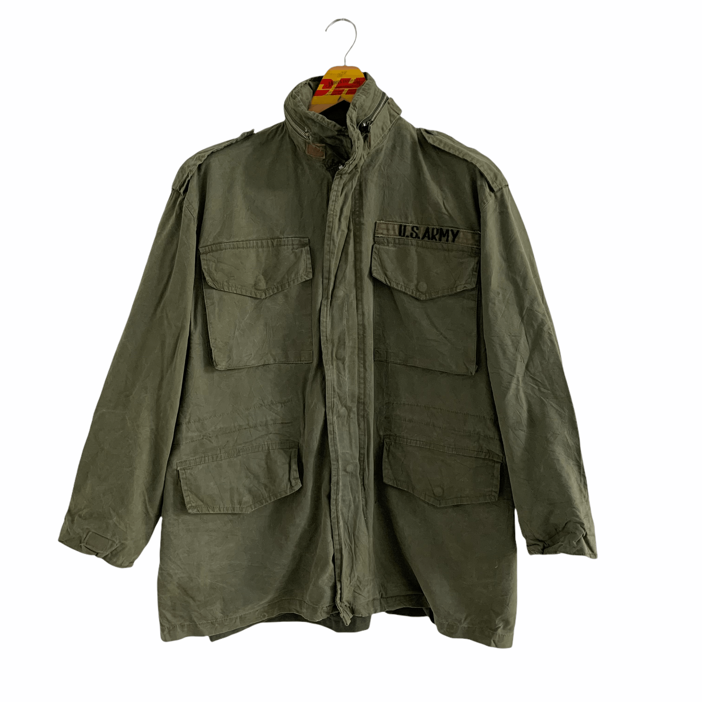 image of Made In USA x Military Vintage Us Army Field Jacket / Chore Jacket 3309-118 in Army Green (Size 2XL