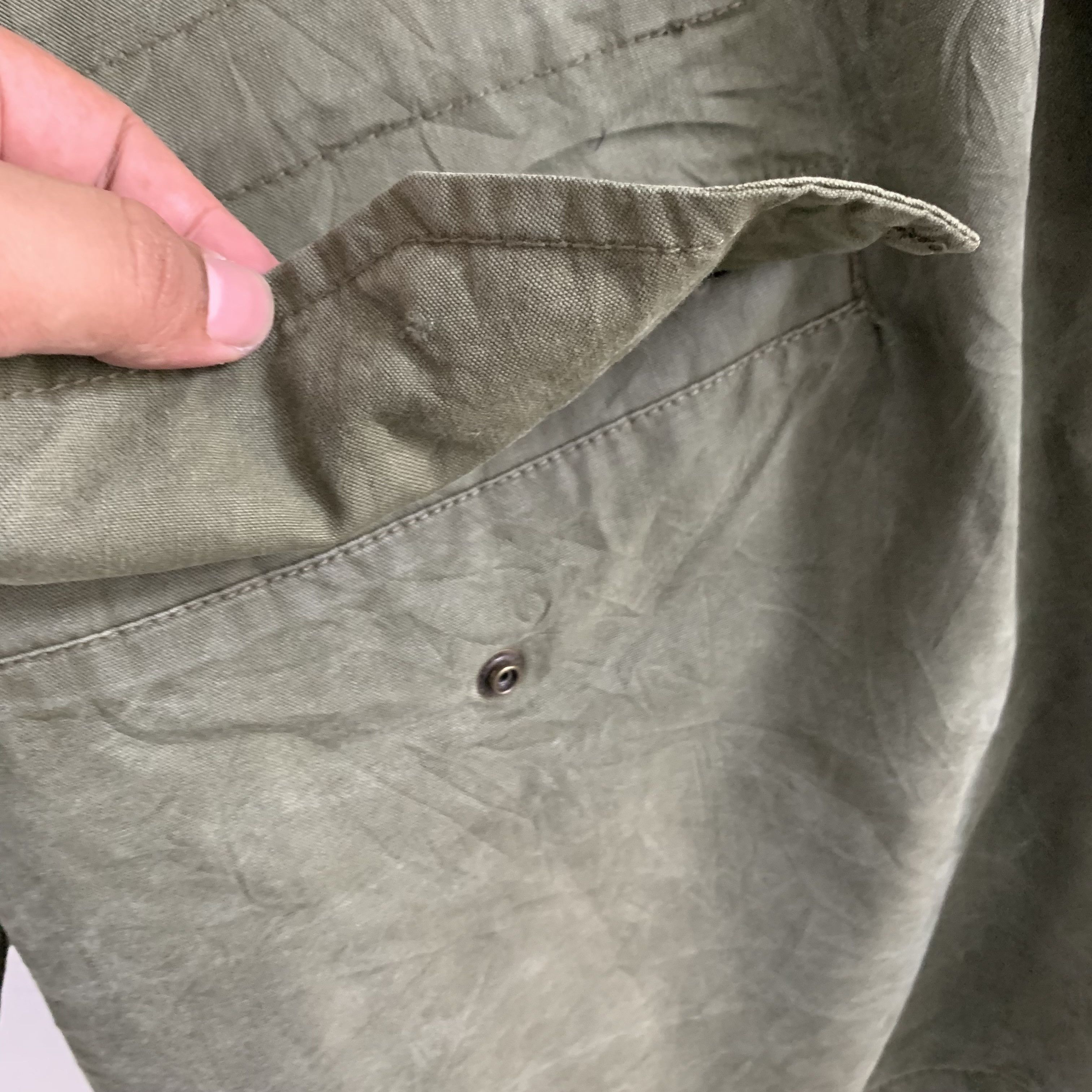 Vintage Vintage US Army Field Jacket / Chore Jacket #3309-118 Size US XXL / EU 58 / 5 - 7 Thumbnail