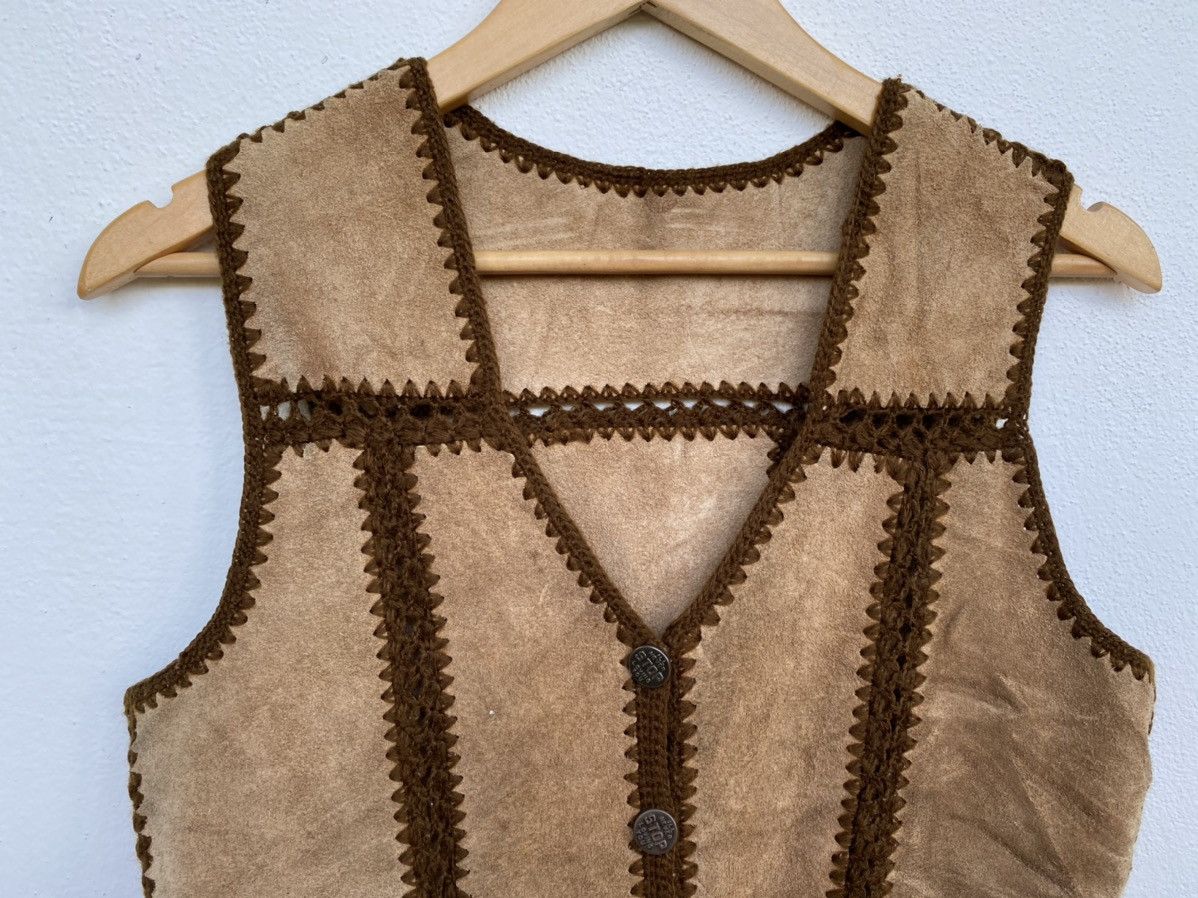 Japanese Brand × Leather VEST LEATHER NICE DESIGN Size US M / EU 48-50 / 2 - 3 Thumbnail