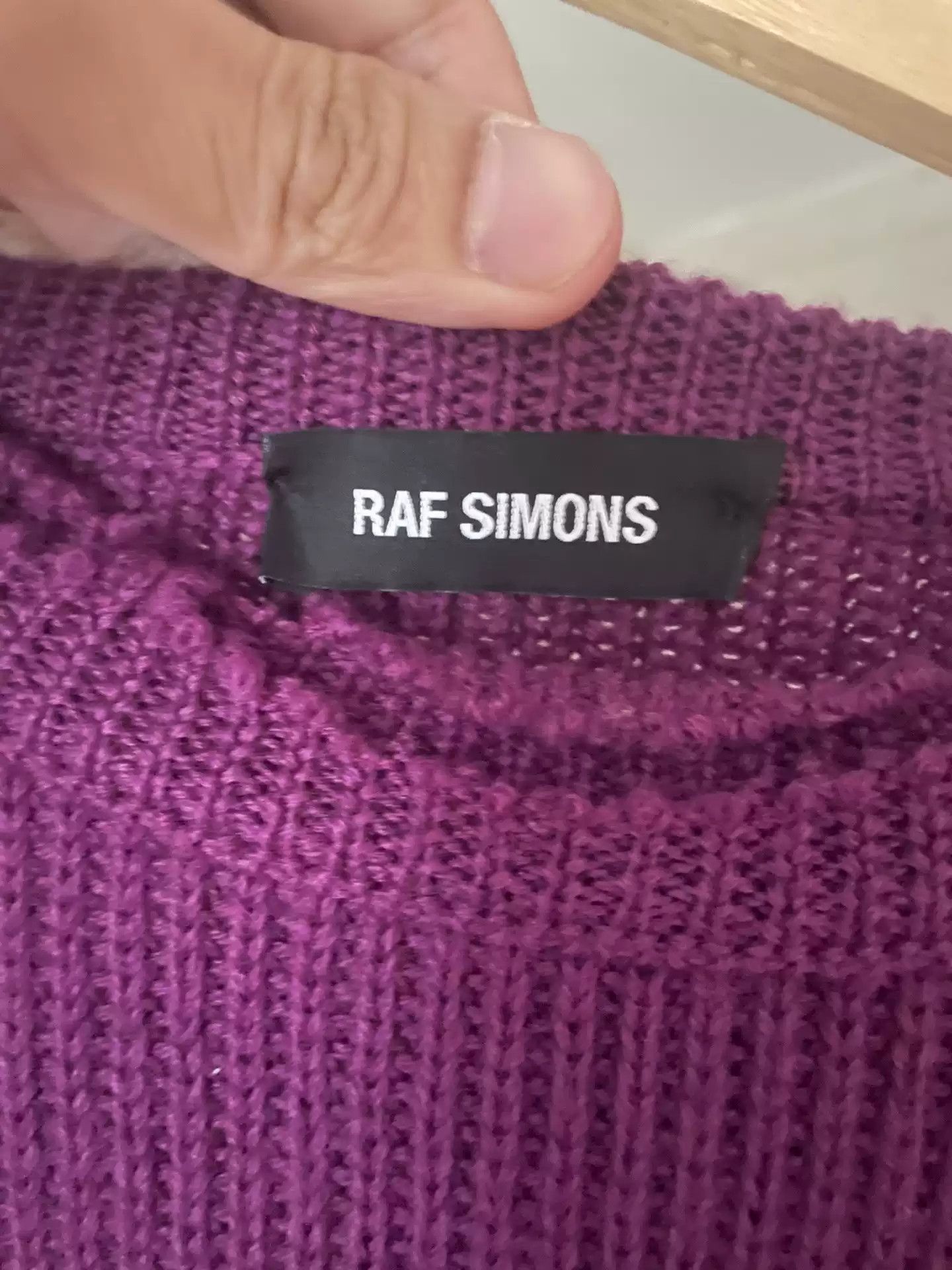 Raf Simons RAF SIMONS Purple Sweater Size US S / EU 44-46 / 1 - 3 Thumbnail