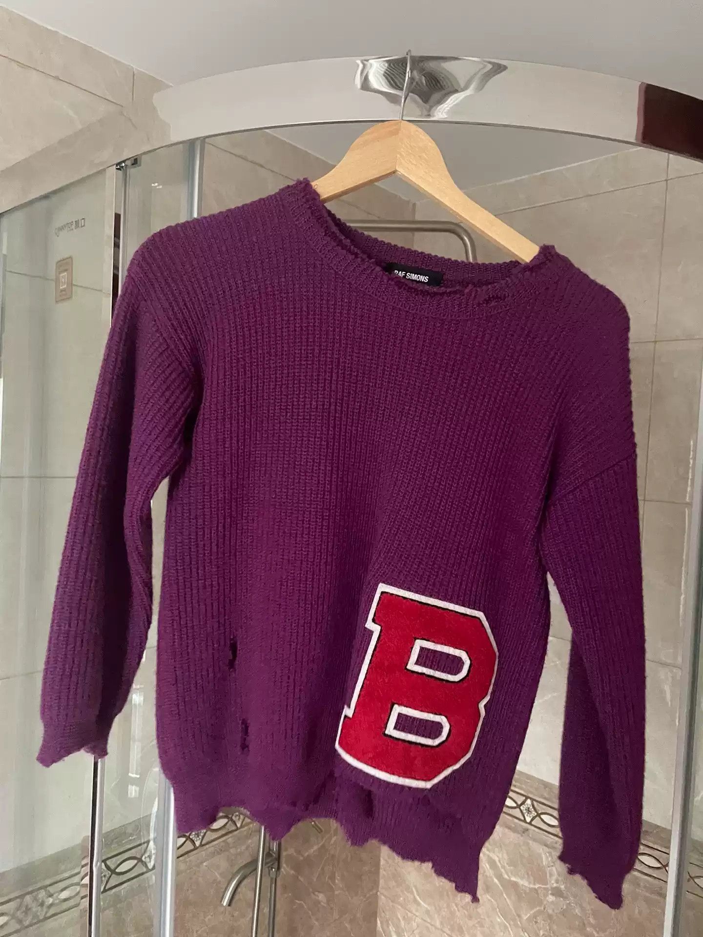 Raf Simons RAF SIMONS Purple Sweater Size US S / EU 44-46 / 1 - 1 Thumbnail