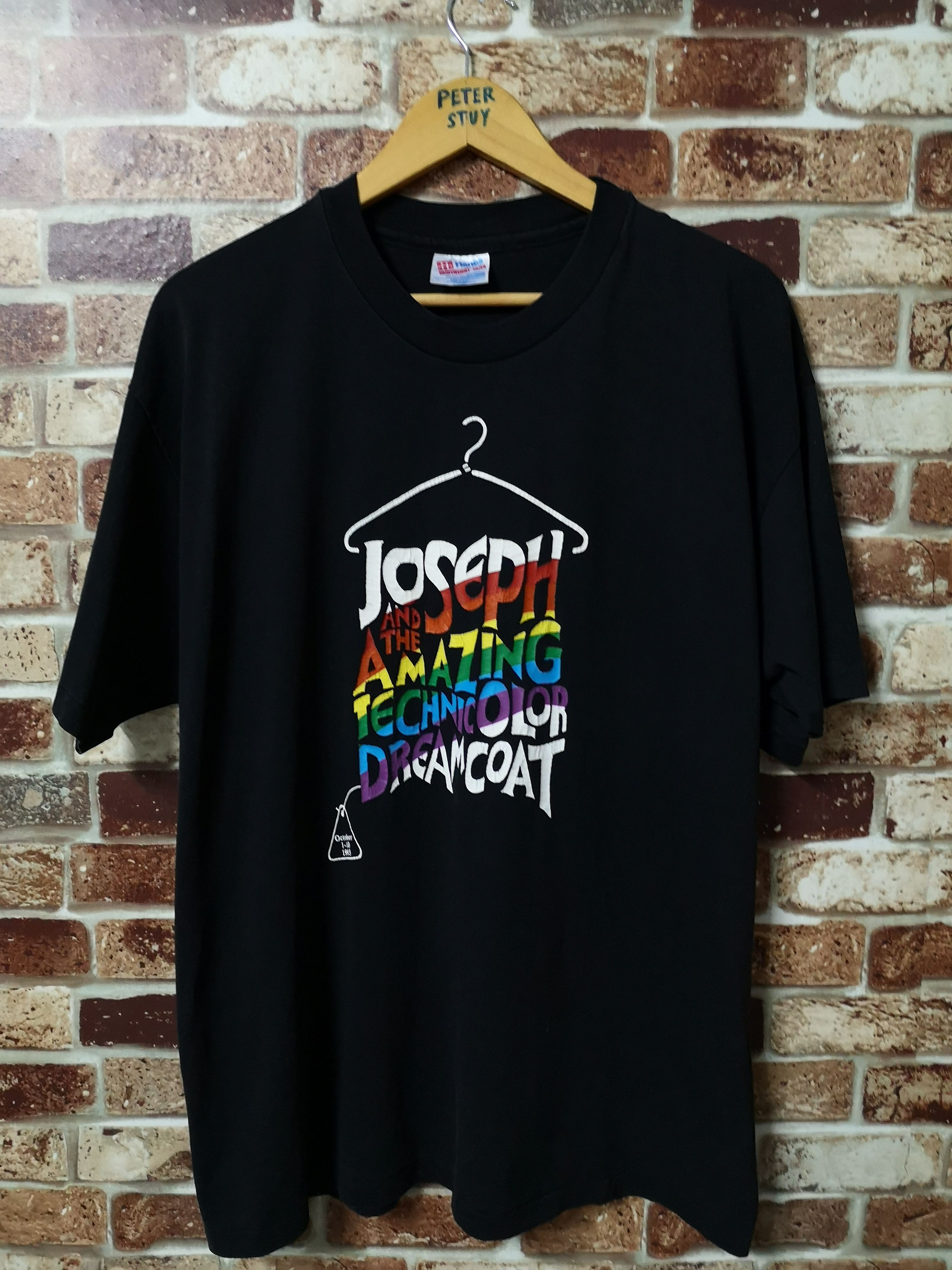 image of Made In USA x Movie Vintage Musical Comedy 1999 Tour Tee in Black, Men's (Size XL)