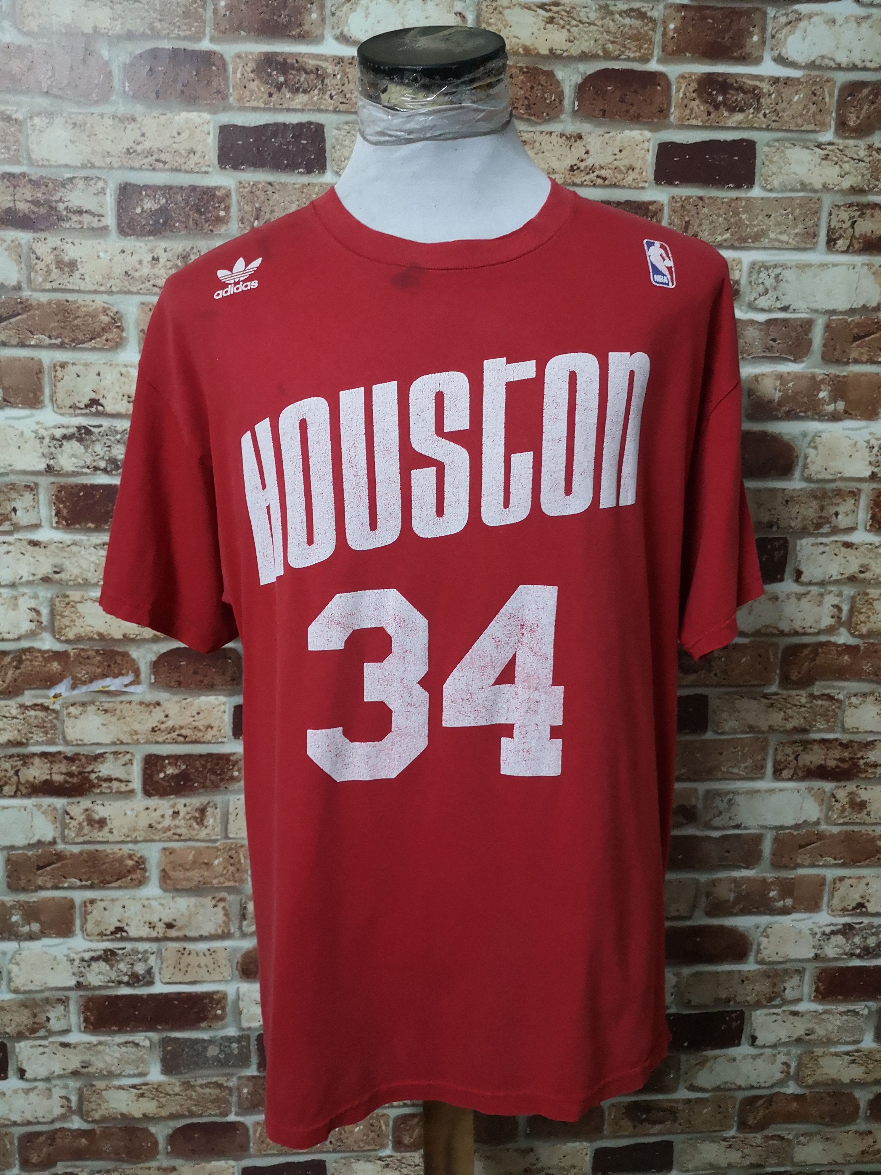 Adidas × NBA Houston x Olajuwon Tee Size US XL / EU 56 / 4 - 1 Thumbnail