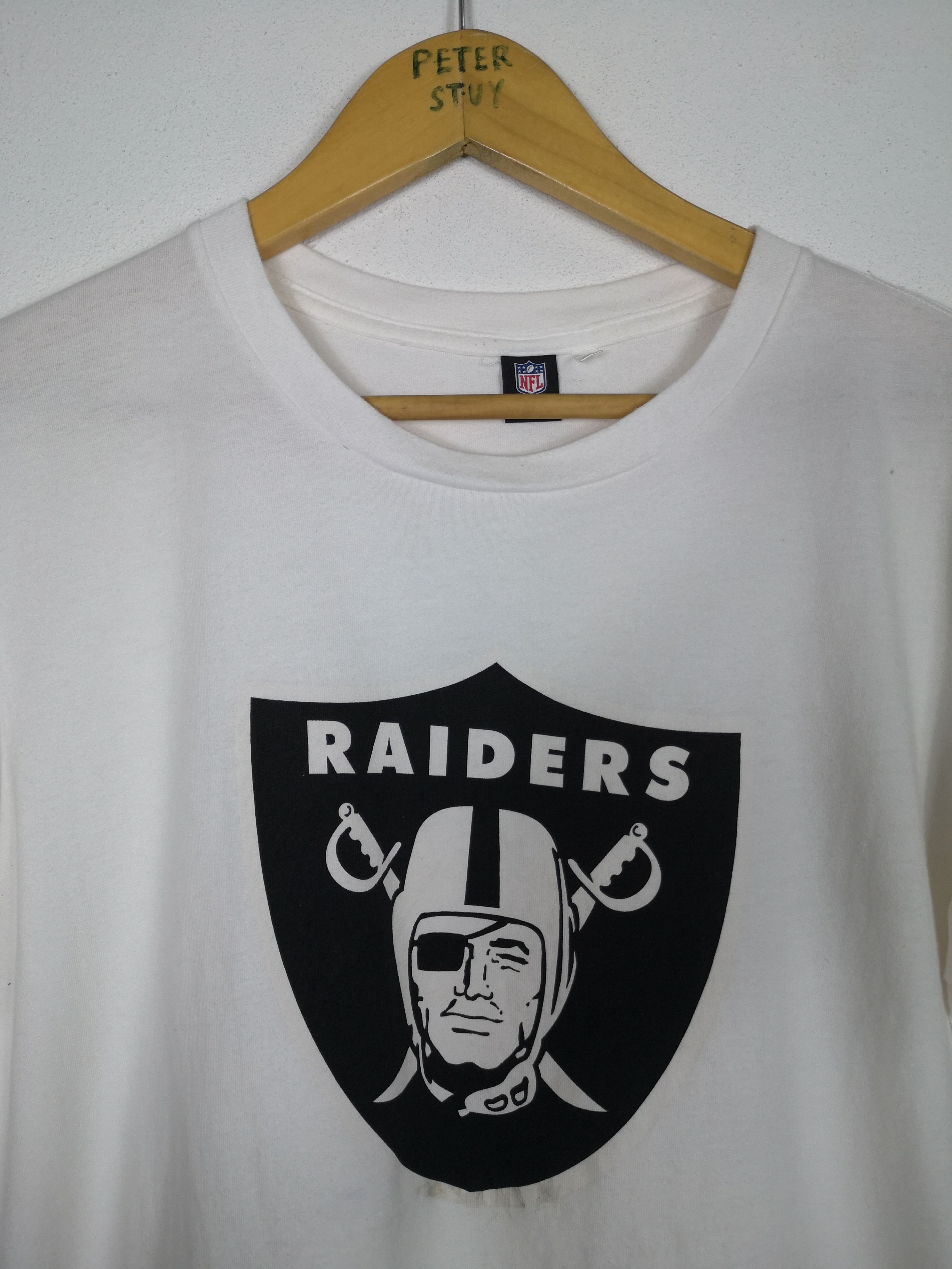 NFL Raider x NFL White Tees Size US L / EU 52-54 / 3 - 2 Thumbnail